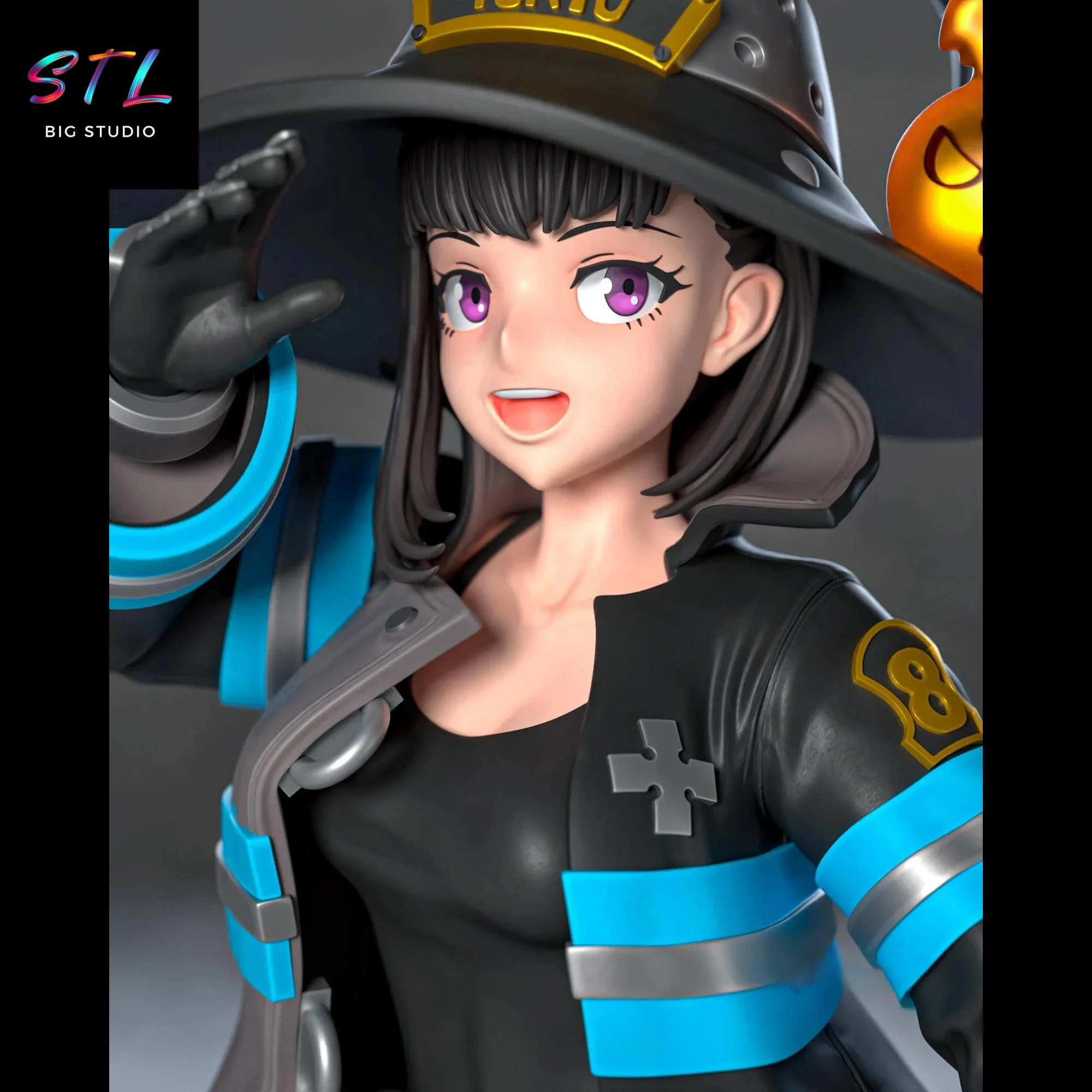 figura maki oze stl impresion 3d fire force figura maki oze stl impresion 3d fire force