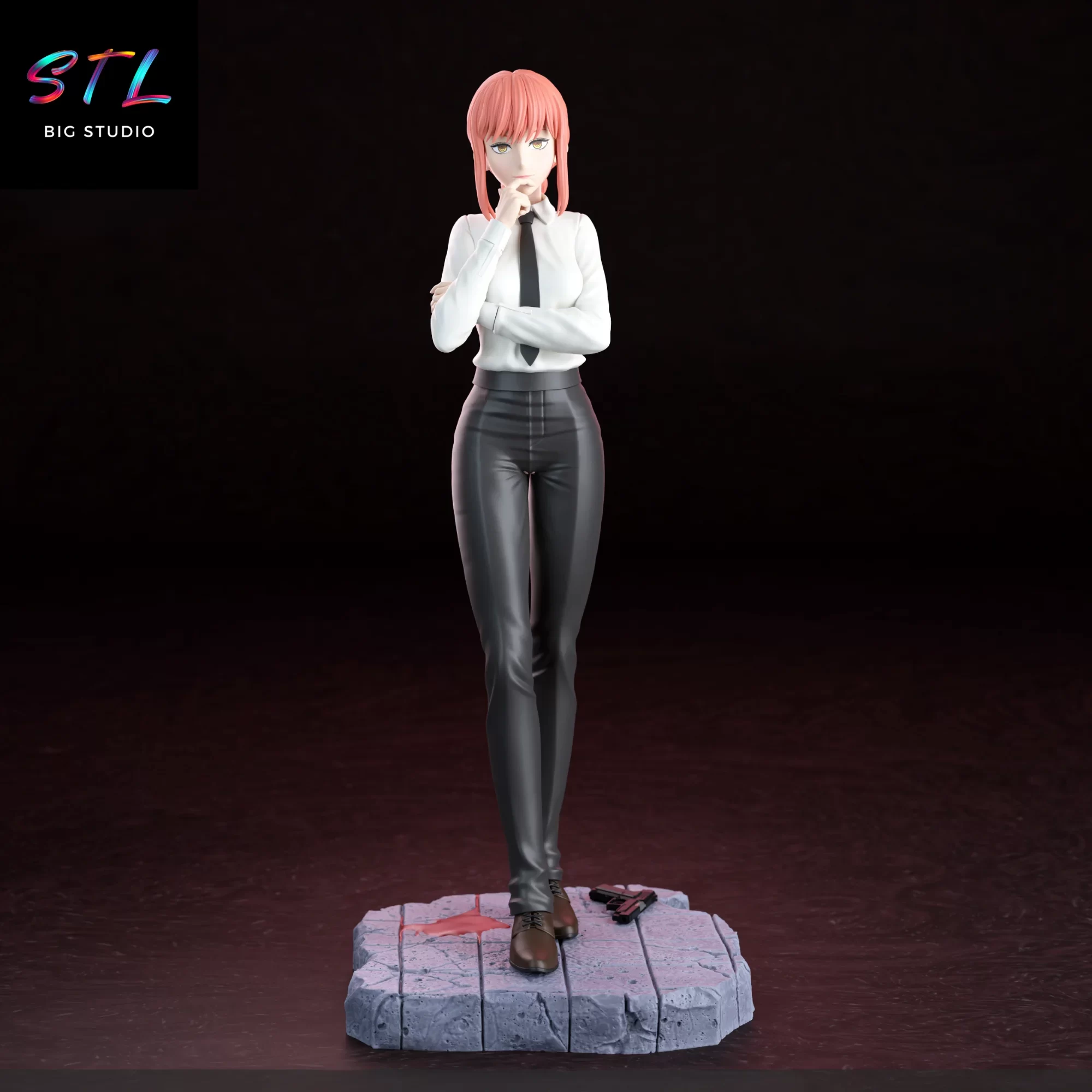 figura makima stl chainsaw man impresion 3d figura makima stl chainsaw man impresion 3d