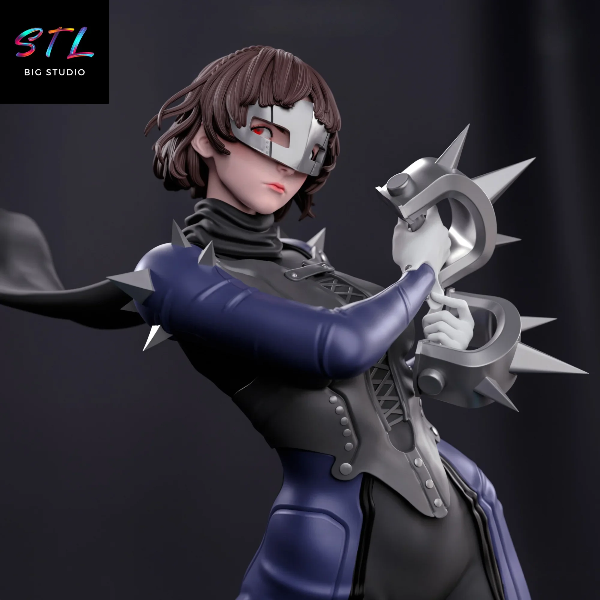 figura makoto niijima stl queen persona 5 impresion 3d figura makoto niijima stl queen persona 5 impresion 3d