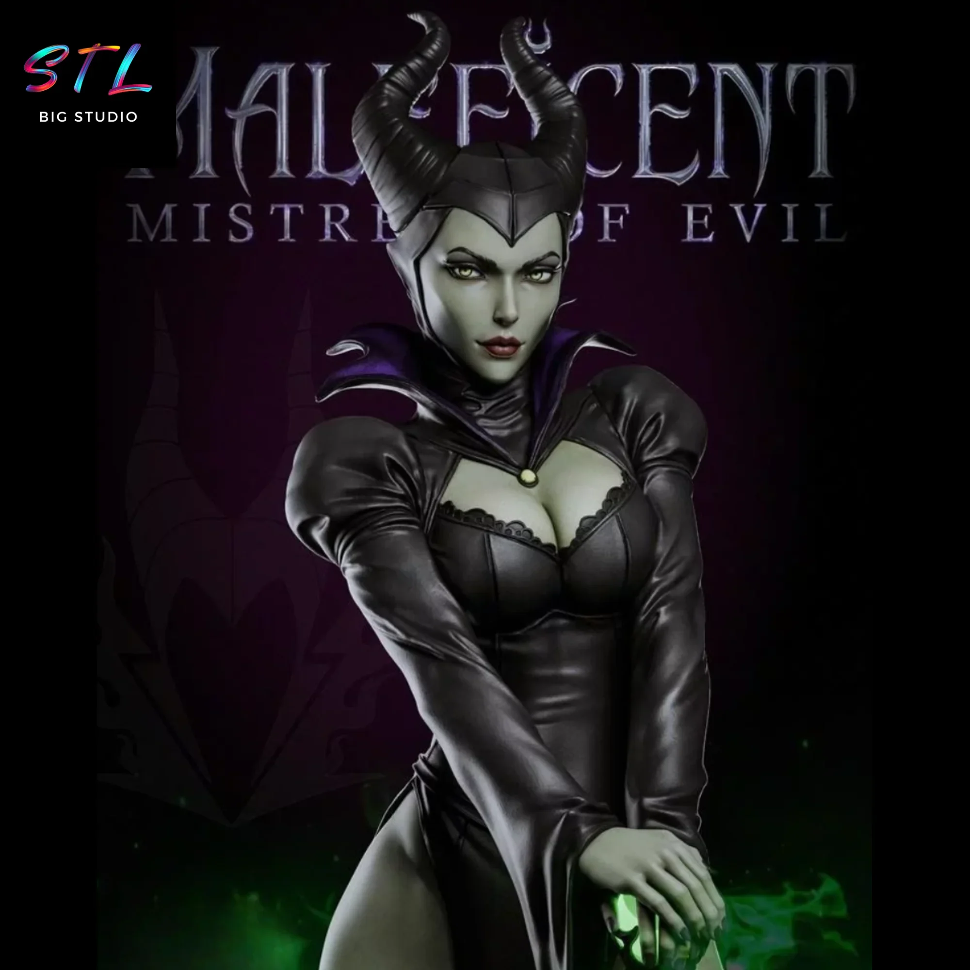 figura malefica stl impresion 3d