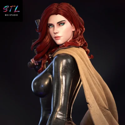 figura mara jade stl impresion 3d star wars