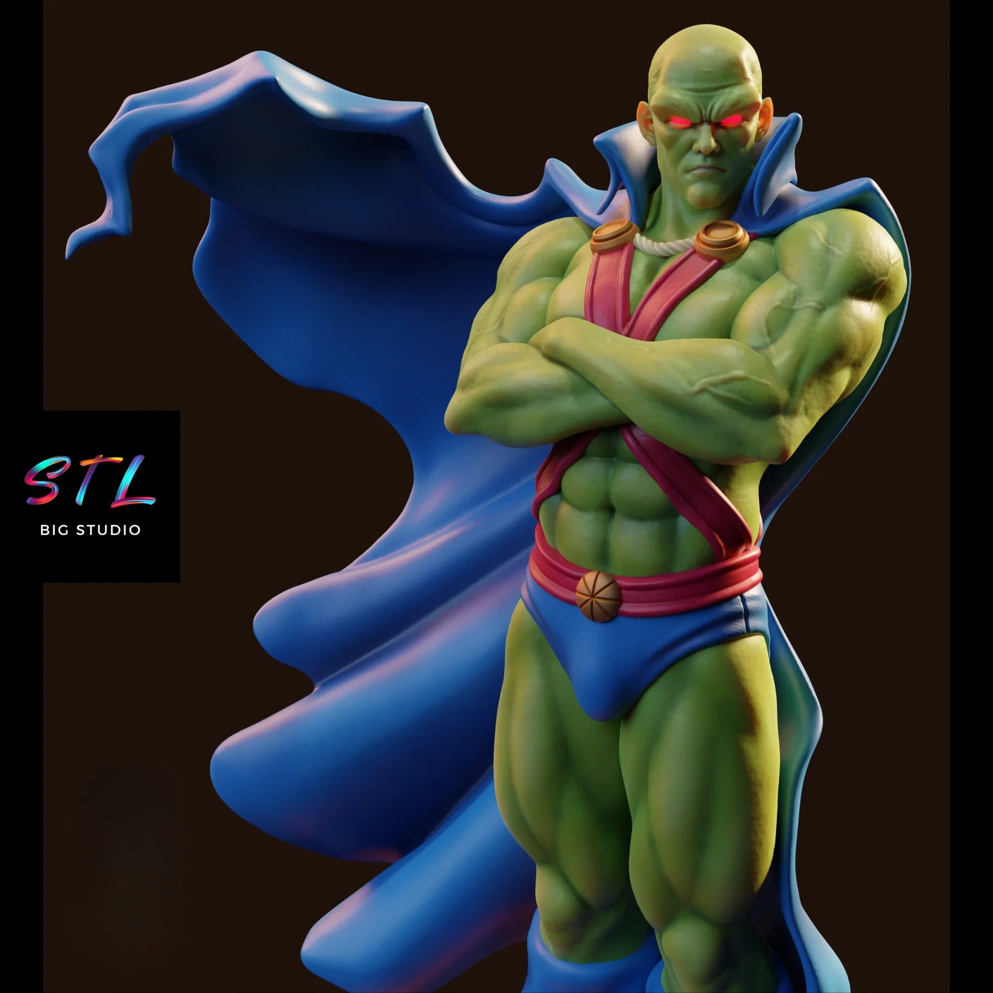 figura martian manhunter stl dc comics para impresion 3d figura martian manhunter stl dc comics para impresion 3d