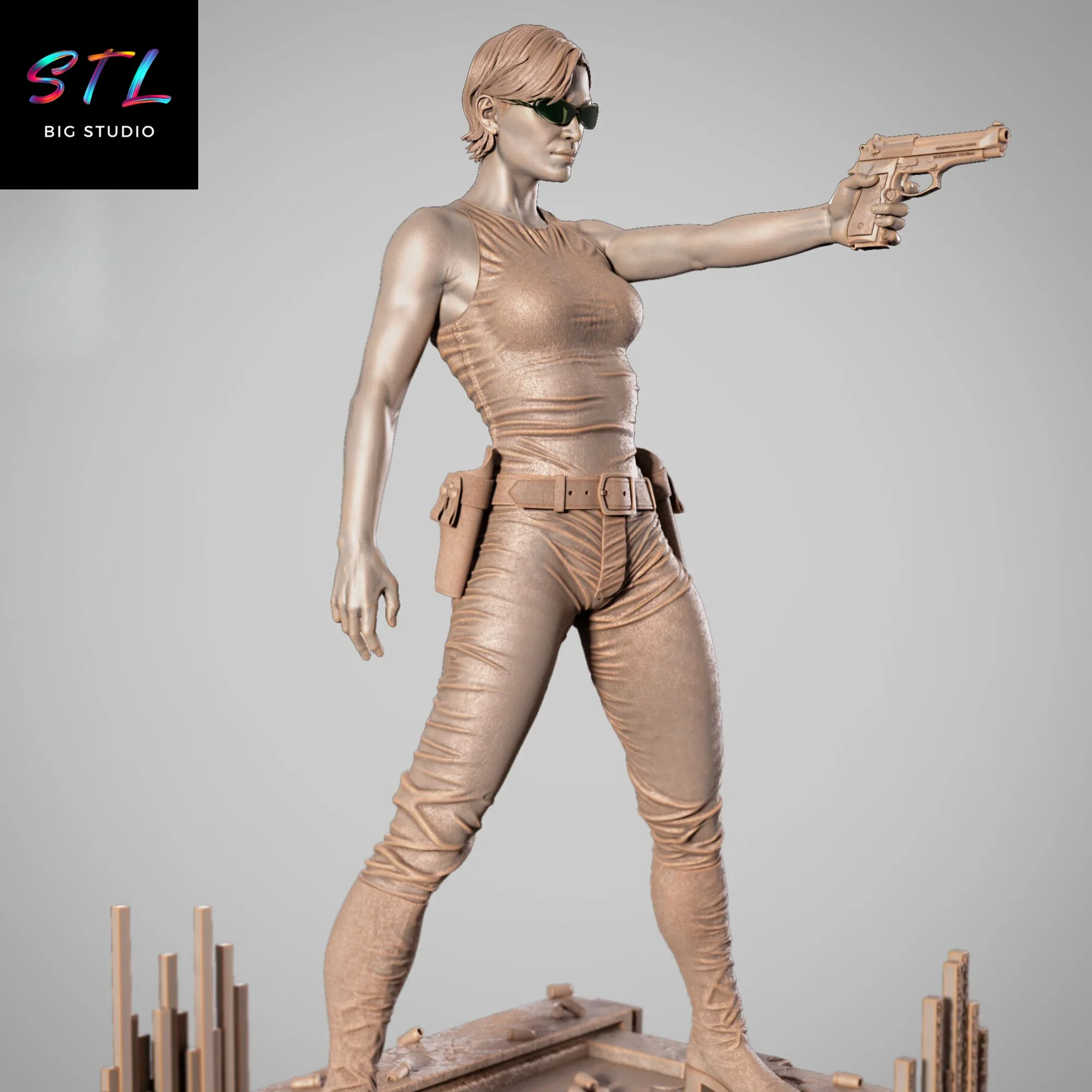 figura matrix stl trinity impresion 3d figura matrix stl trinity impresion 3d