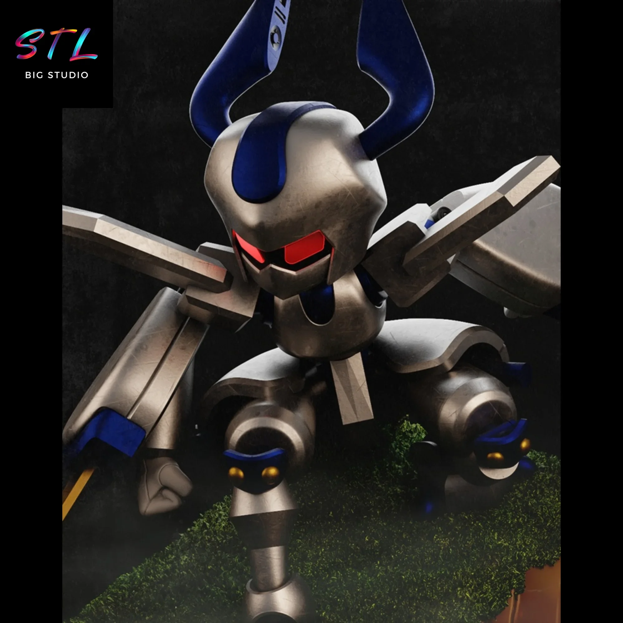 figura medabots stl rokusho para imprimir en 3d figura medabots stl rokusho para imprimir en 3d