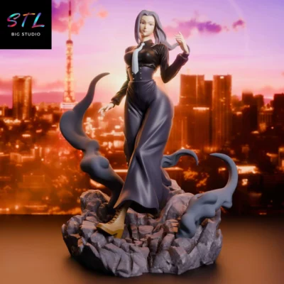 figura mei mei stl impresion 3d diorama jujutsu kaisen