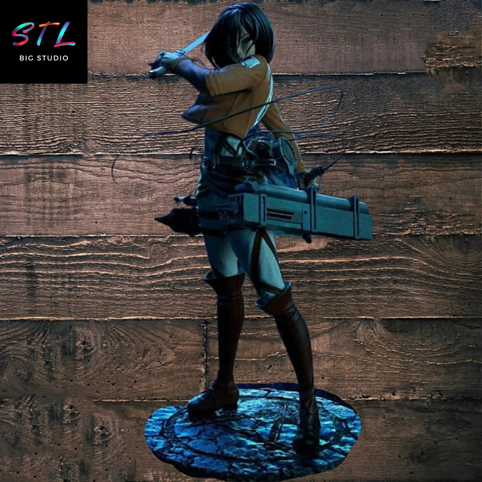 figura mikasa 3d modelo stl figura mikasa 3d modelo stl