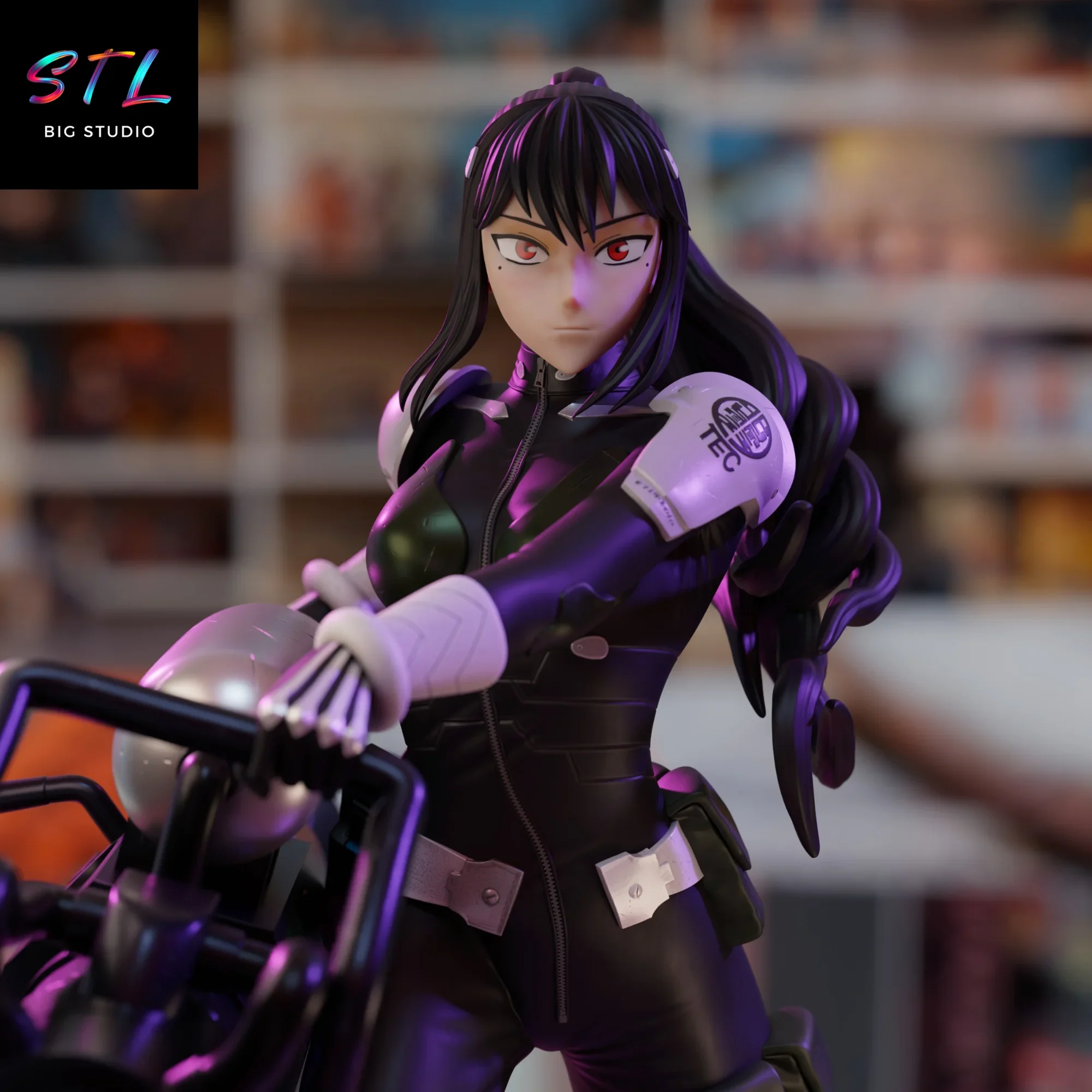 figura mina ashiro stl impresion 3d kaiju no 8 figura mina ashiro stl impresion 3d kaiju no 8