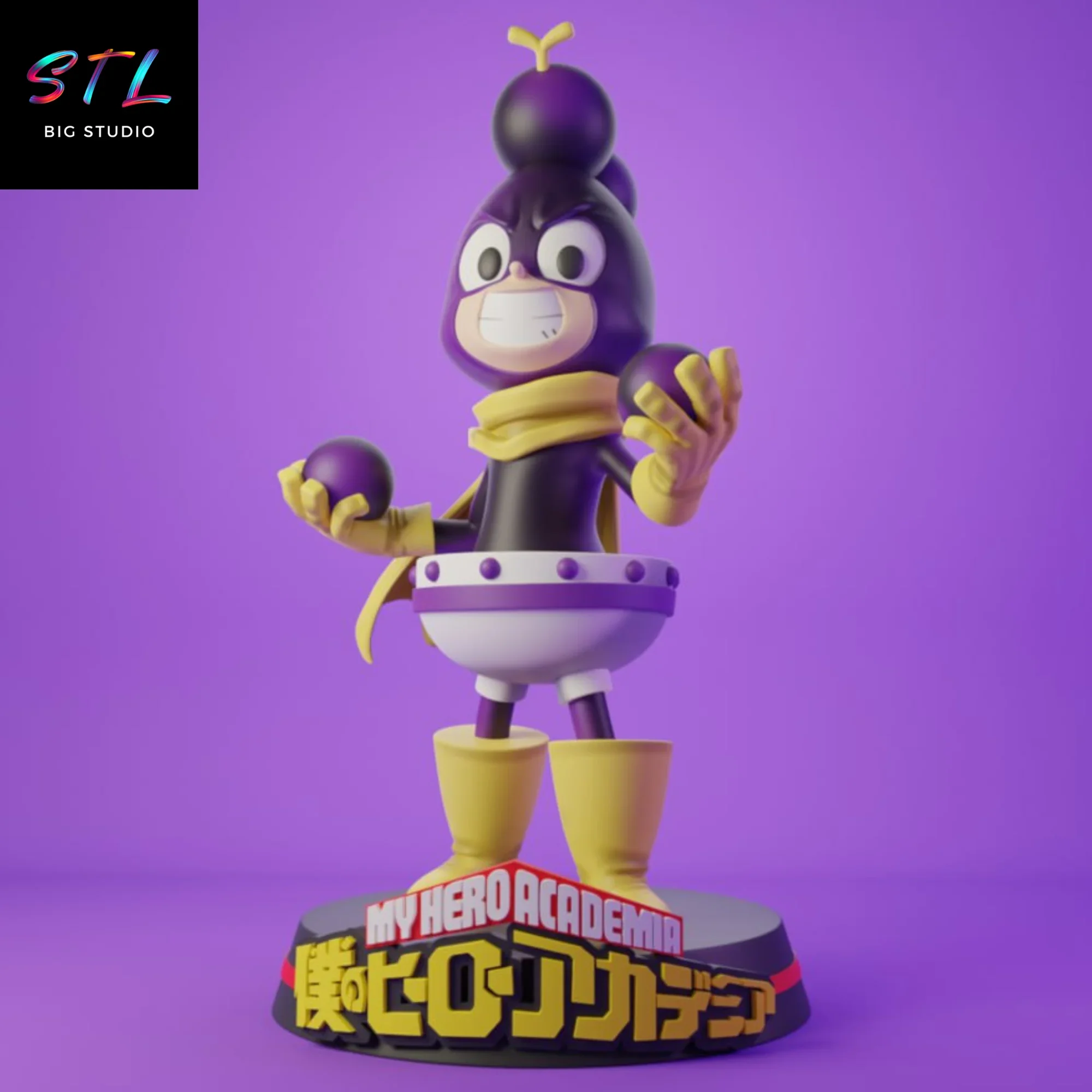 figura minoru mineta stl impresion 3d my hero academia figura minoru mineta stl impresion 3d my hero academia