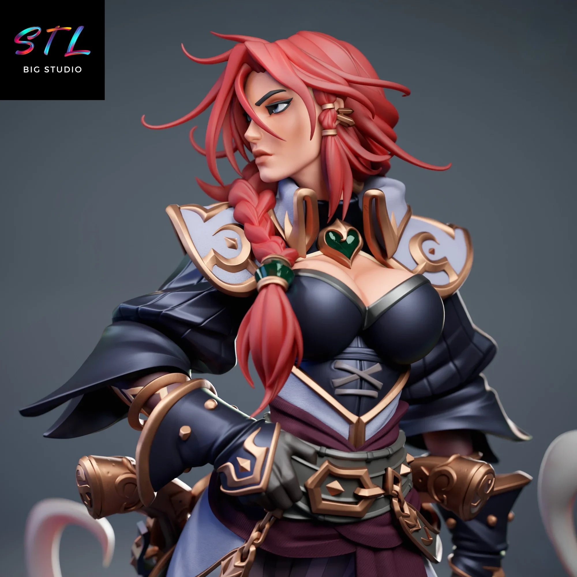 figura miss fortune stl impresion 3d lol figura miss fortune stl impresion 3d lol