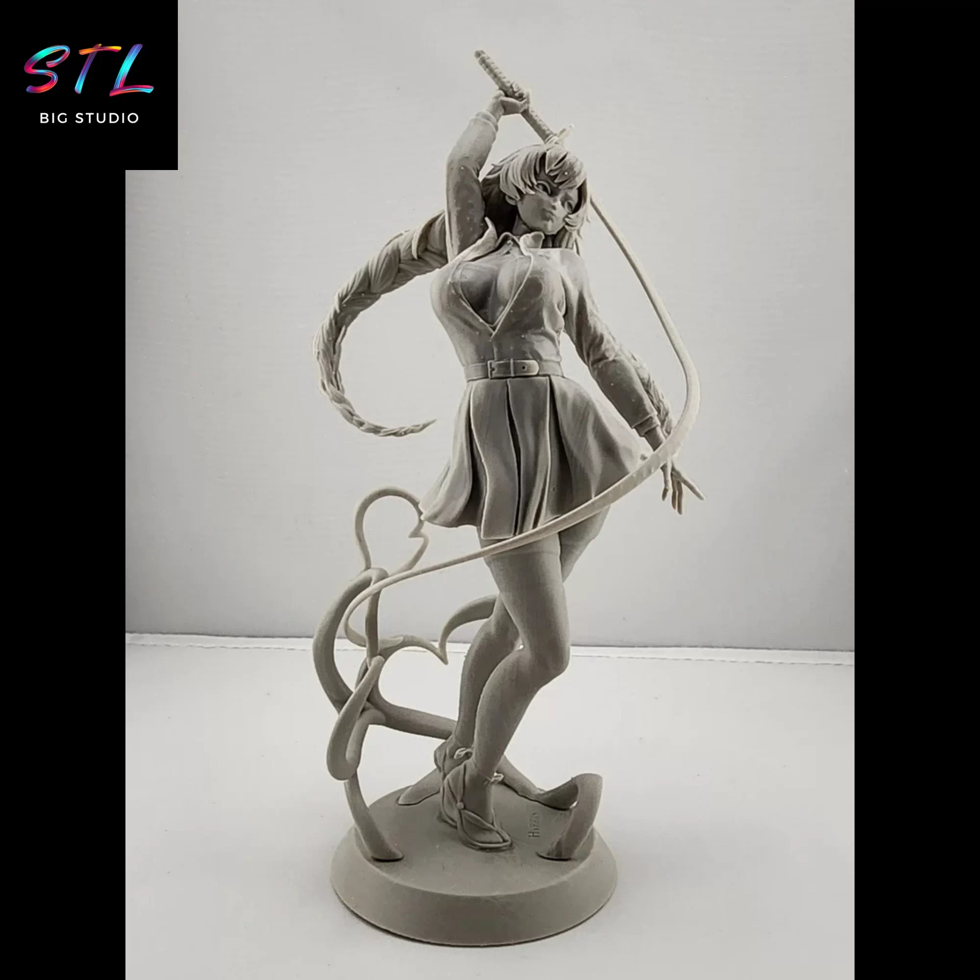 figura mitsuri kanroji stl impresion 3d kimetsu no yaiba figura mitsuri kanroji stl impresion 3d kimetsu no yaiba