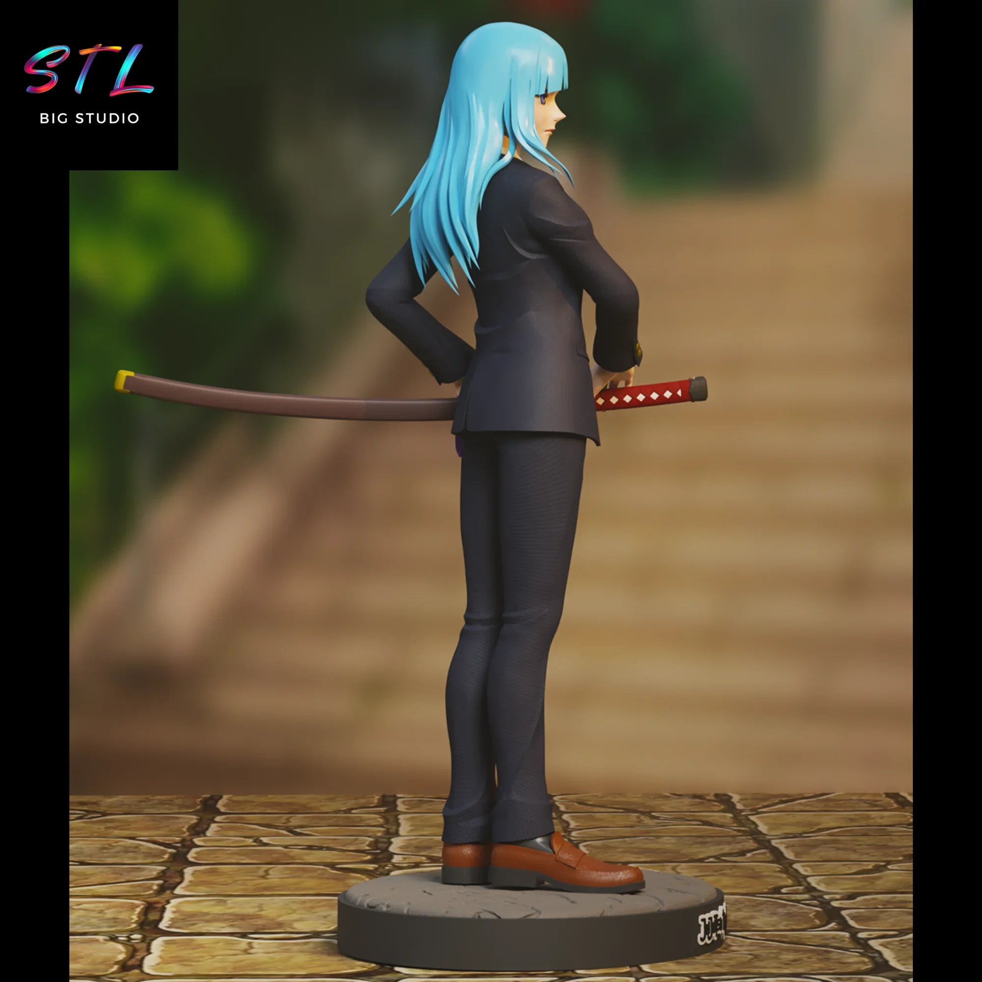 figura miwa kasumi stl jujutsu kaisen impresion 3d figura miwa kasumi stl jujutsu kaisen impresion 3d