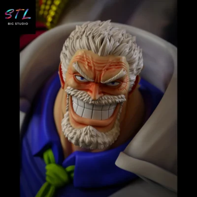 figura monkey d garp stl impresion 3d one piece