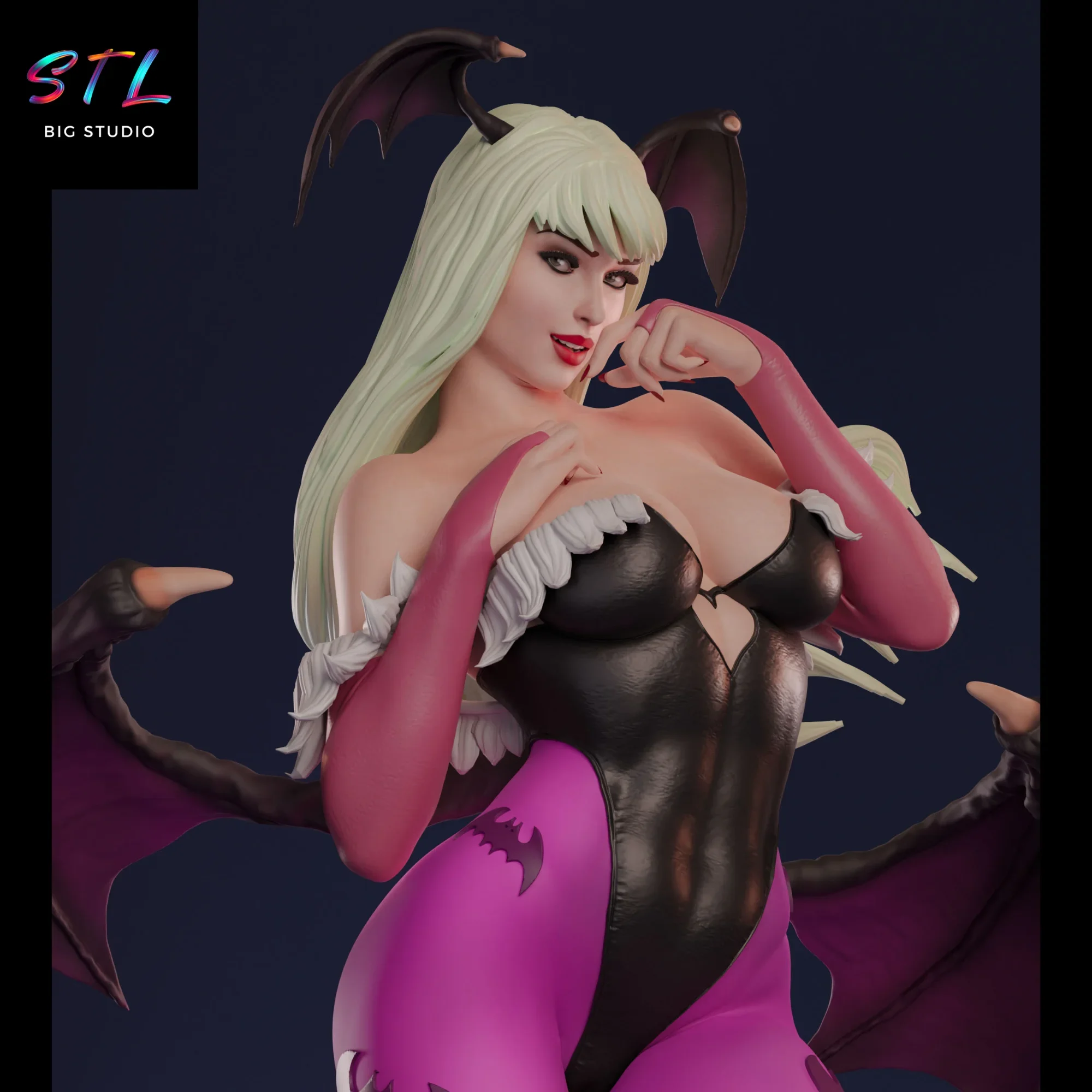 figura morrigan stl darkstalkers impresion 3d figura morrigan stl darkstalkers impresion 3d