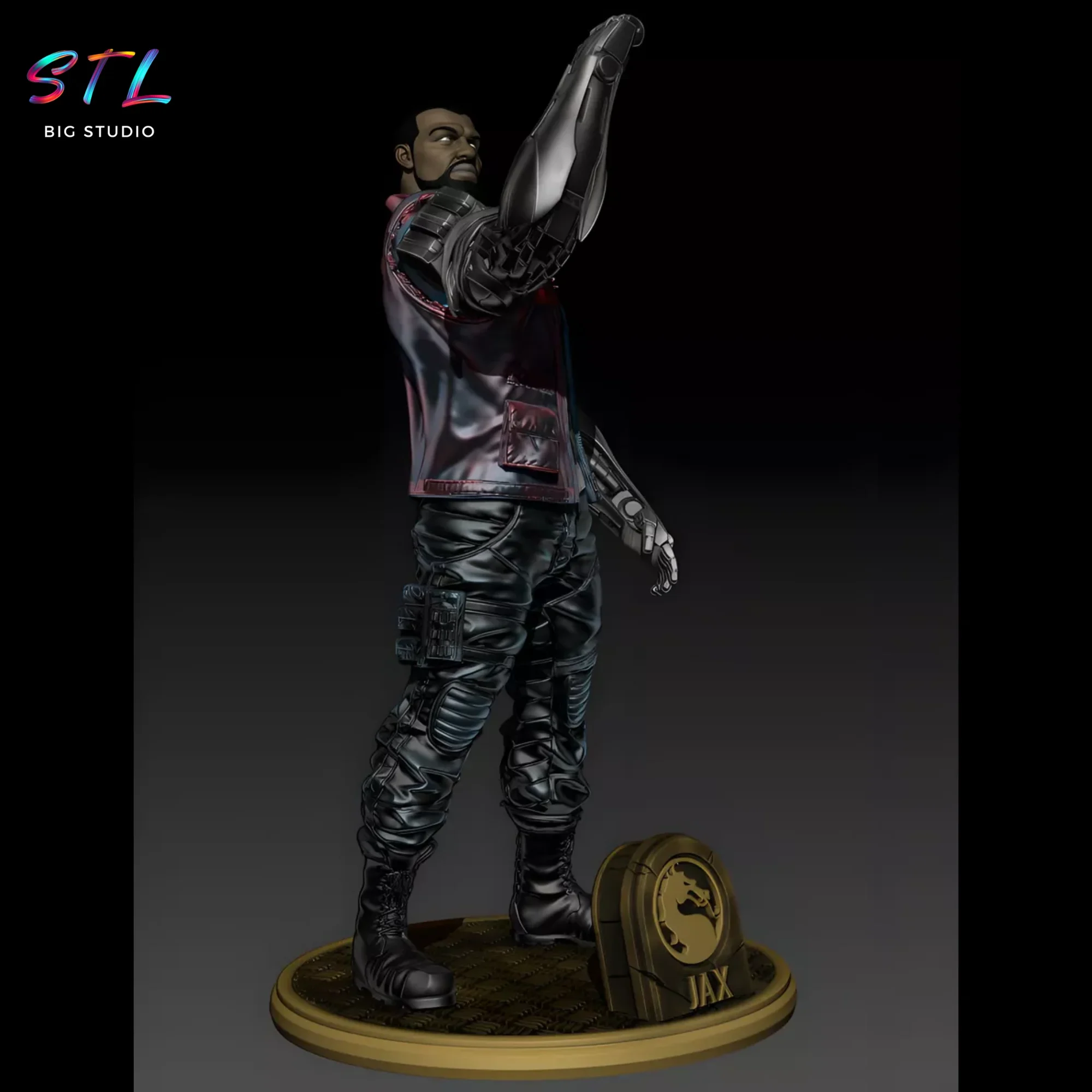 figura mortal kombat stl jax imprimir 3d figura mortal kombat stl jax imprimir 3d