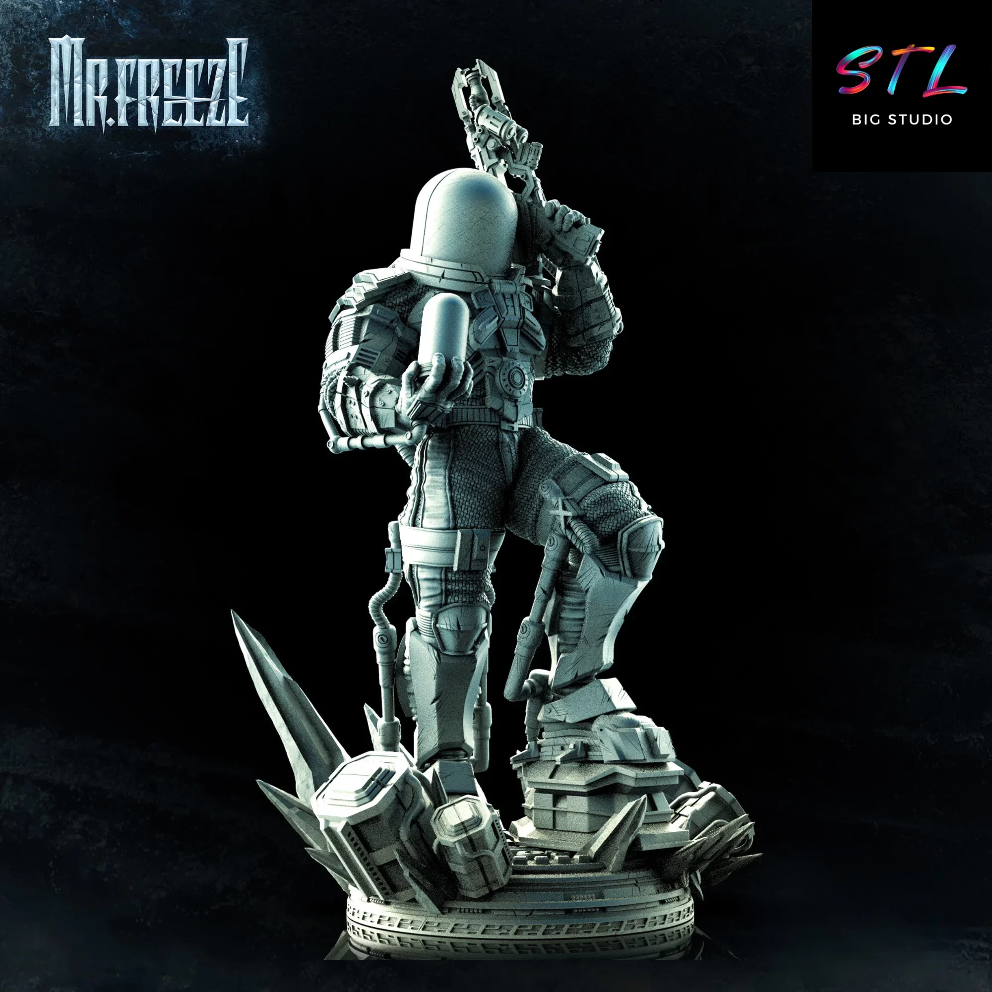 figura mr freeze stl dc comics impresion 3d figura mr freeze stl dc comics impresion 3d