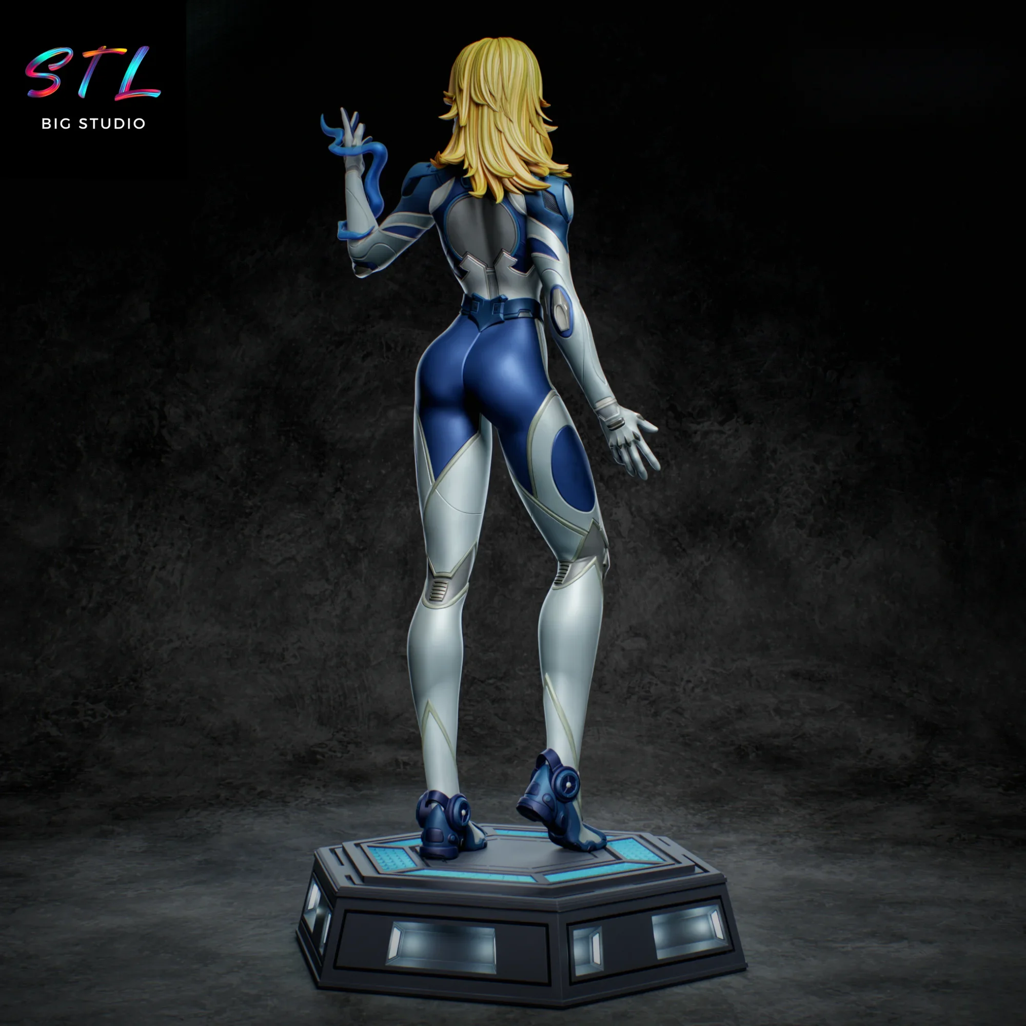 figura mujer invisible stl impresion 3d marvel rivals figura mujer invisible stl impresion 3d marvel rivals