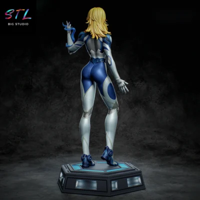 figura mujer invisible stl impresion 3d marvel rivals