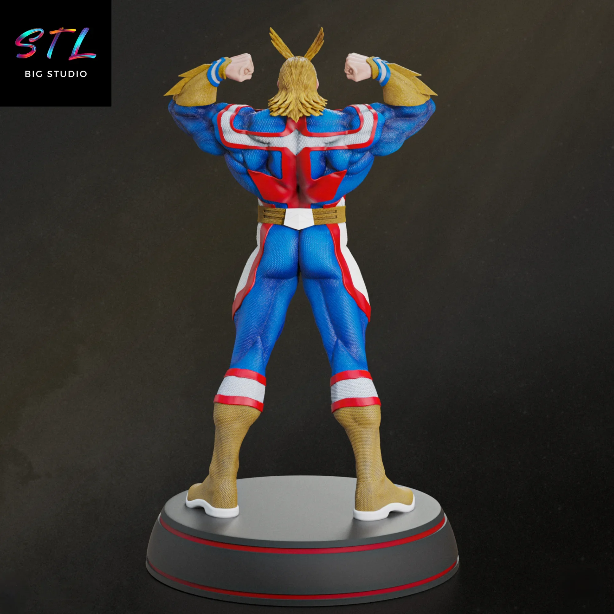 figura my hero academia stl all might para impresion 3d figura my hero academia stl all might para impresion 3d