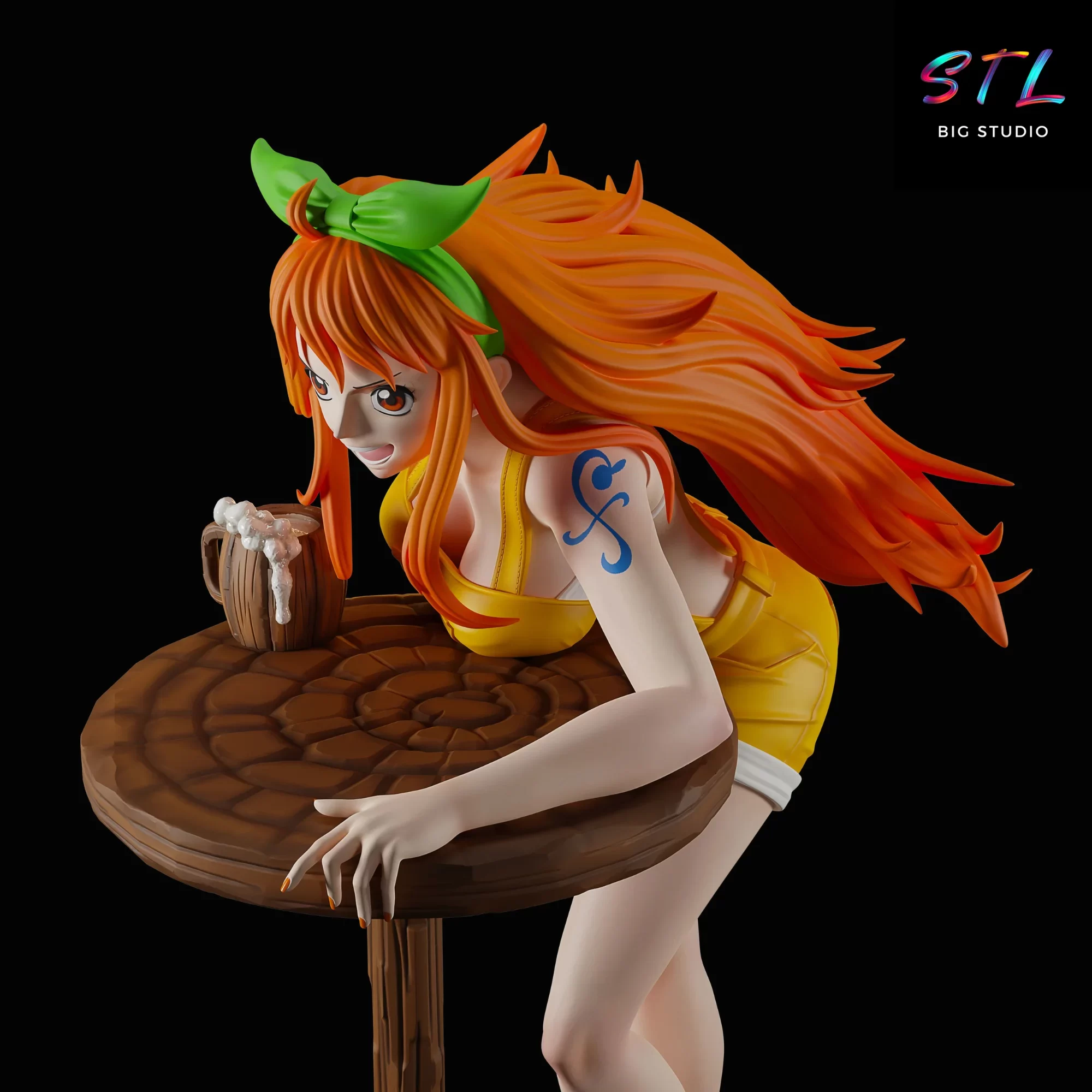 figura nami stl one piece 3d diorama figura nami stl one piece 3d diorama