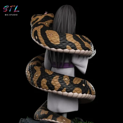 figura naruto shippuden stl orochimaru joven impresion 3d