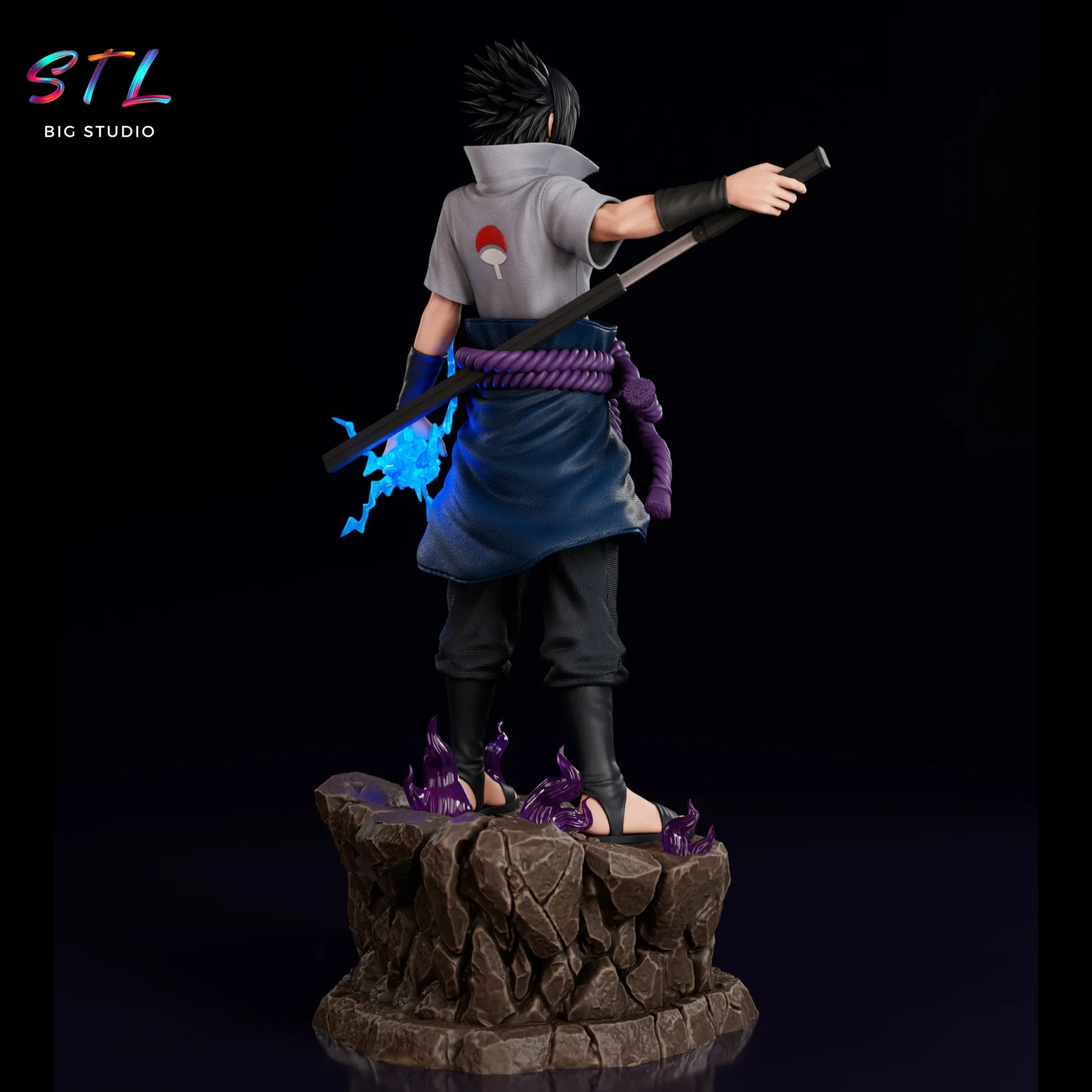 figura naruto shippuden stl sasuke uchiha impresion 3d figura naruto shippuden stl sasuke uchiha impresion 3d