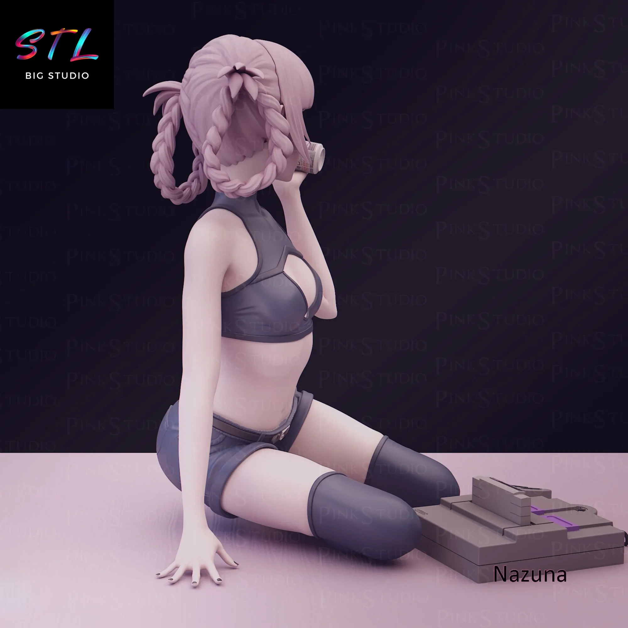 figura nazuna nanakusa stl impresion 3d anime girl figura nazuna nanakusa stl impresion 3d anime girl