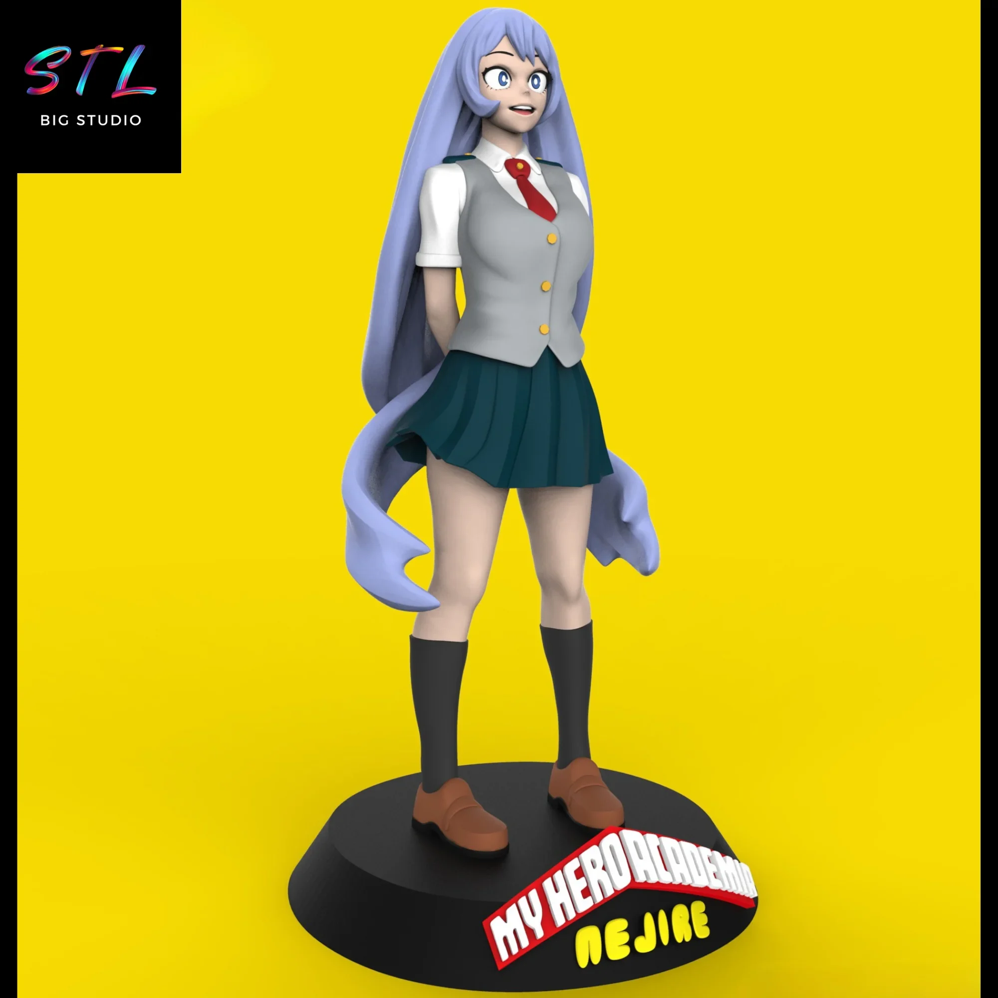 figura nejire hado stl boku no hero impresion 3d figura nejire hado stl boku no hero impresion 3d