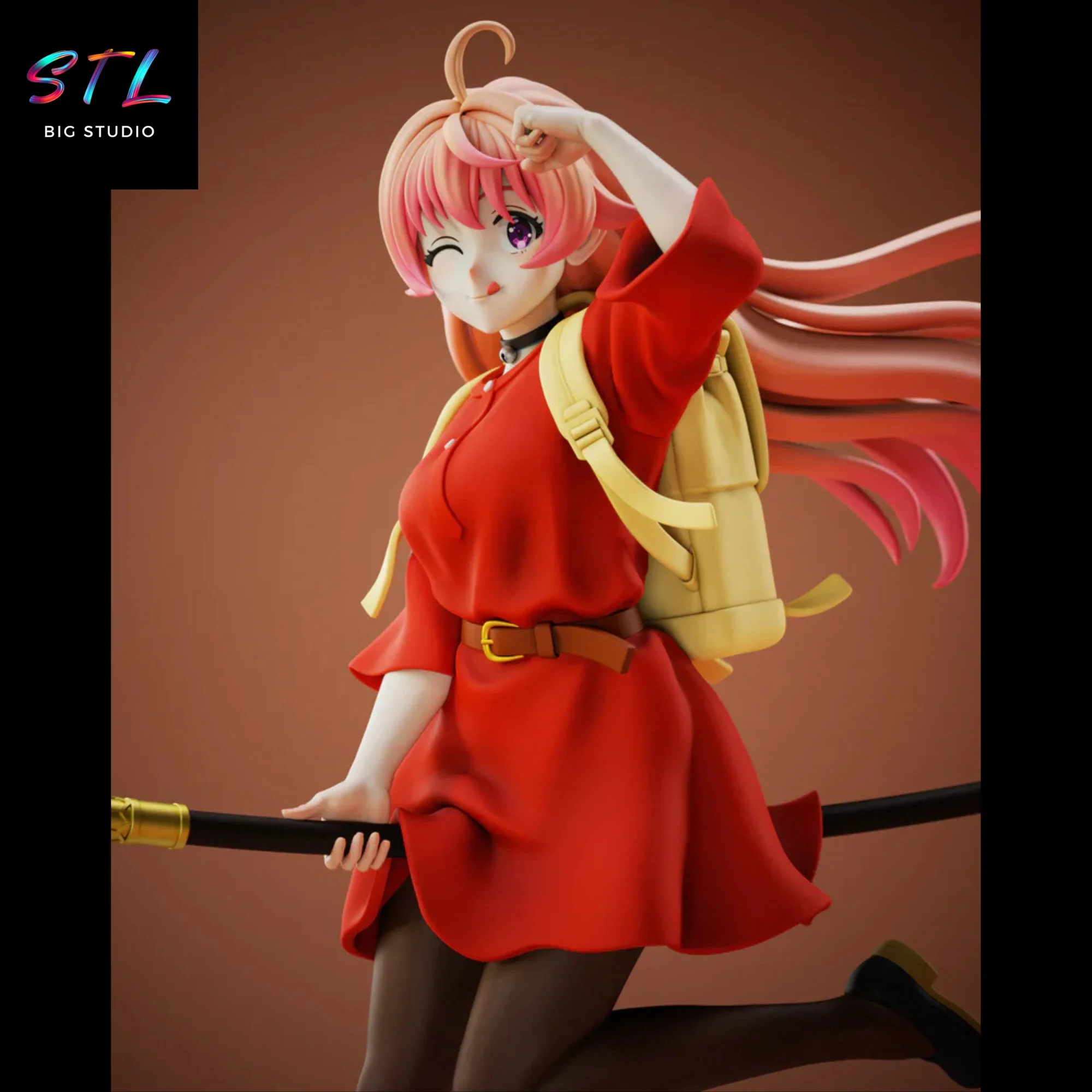 figura nico wakatsuki stl impresion 3d witch watch figura nico wakatsuki stl impresion 3d witch watch