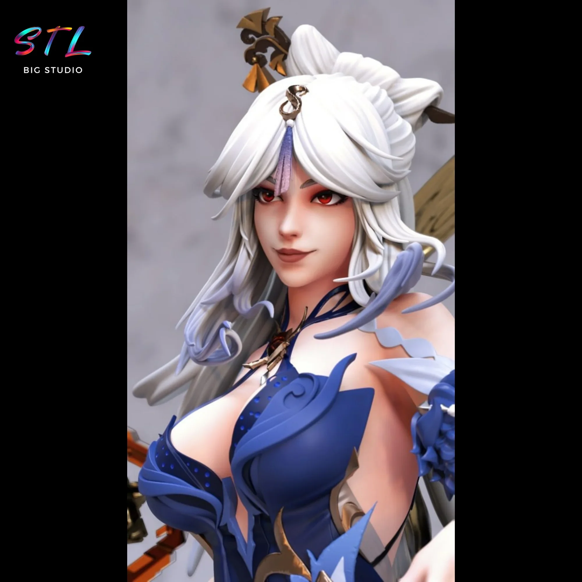 figura ningguang stl impresion 3d genshin impact figura ningguang stl impresion 3d genshin impact