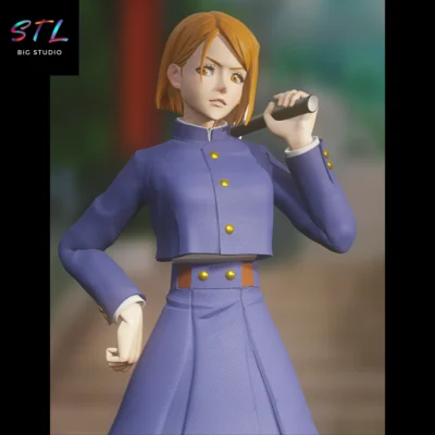 figura nobara stl jujutsu kaisen para impresion 3d