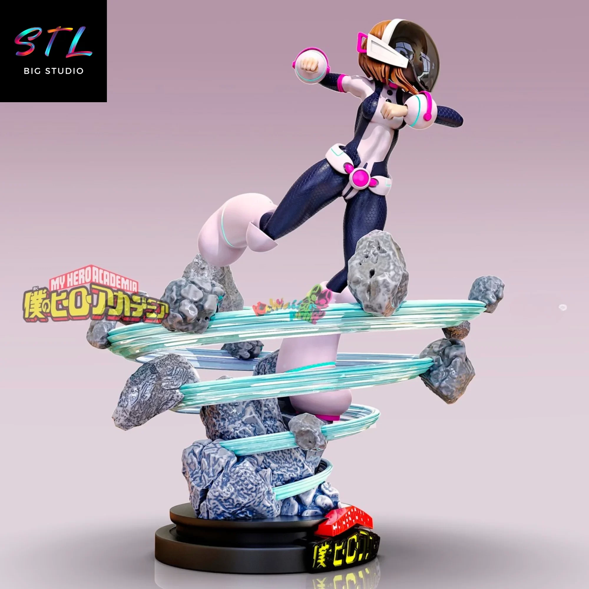 figura ochako uraraka stl impresion 3d figura ochako uraraka stl impresion 3d