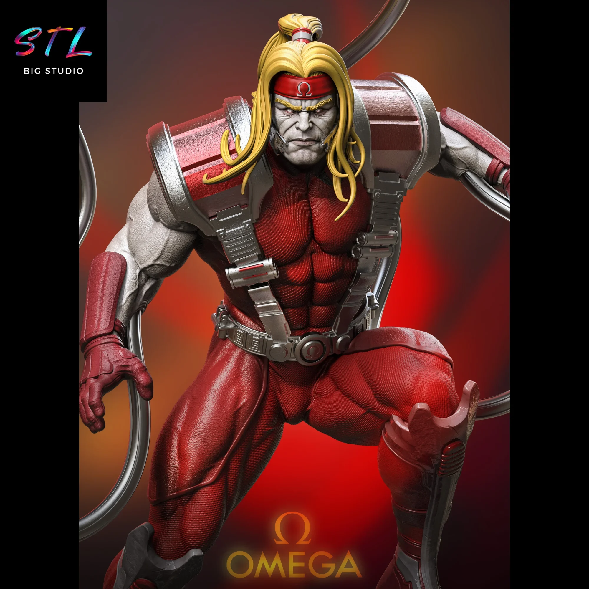 figura omega red stl marvel impresion 3d figura omega red stl marvel impresion 3d