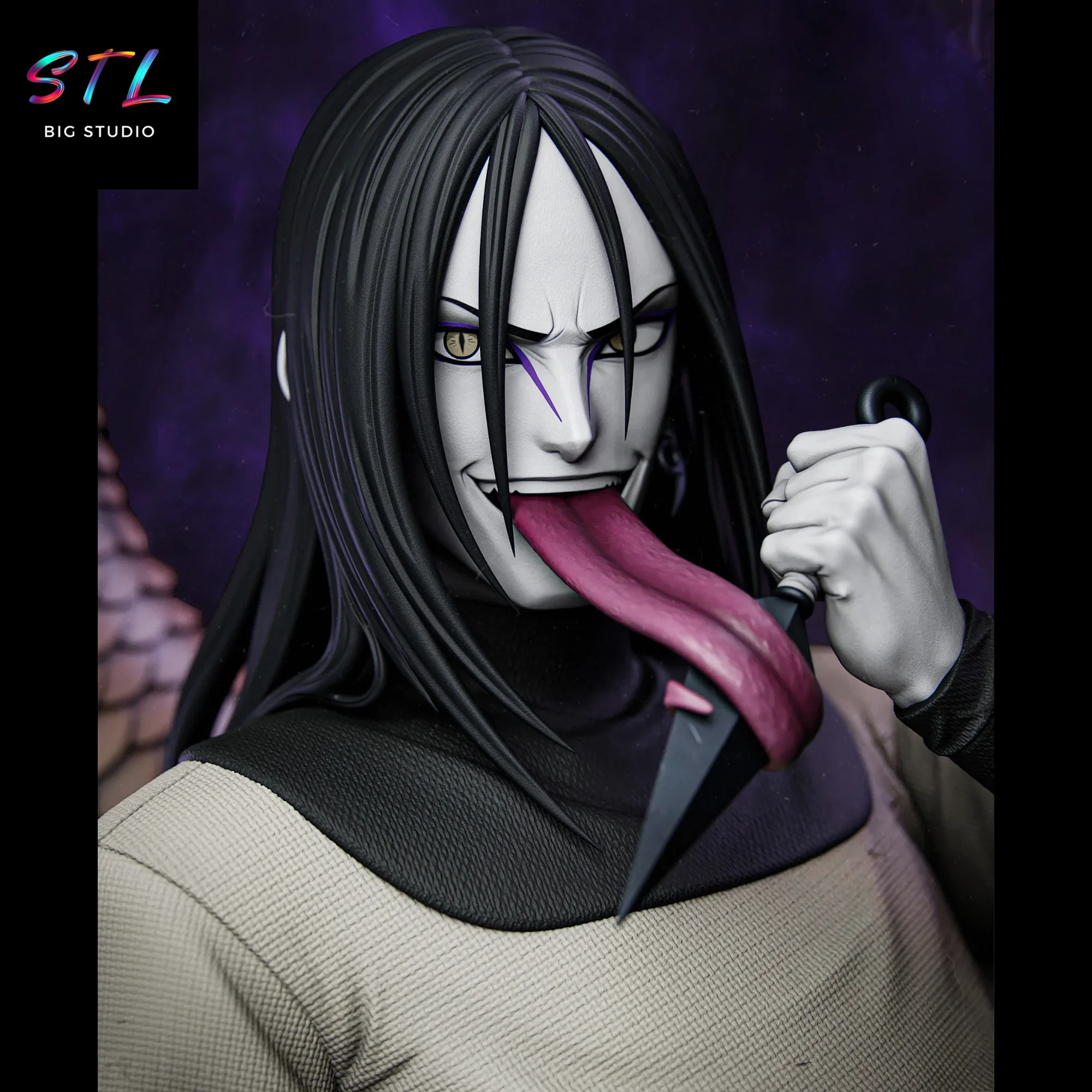 figura orochimaru stl naruto para impresion 3d figura orochimaru stl naruto para impresion 3d