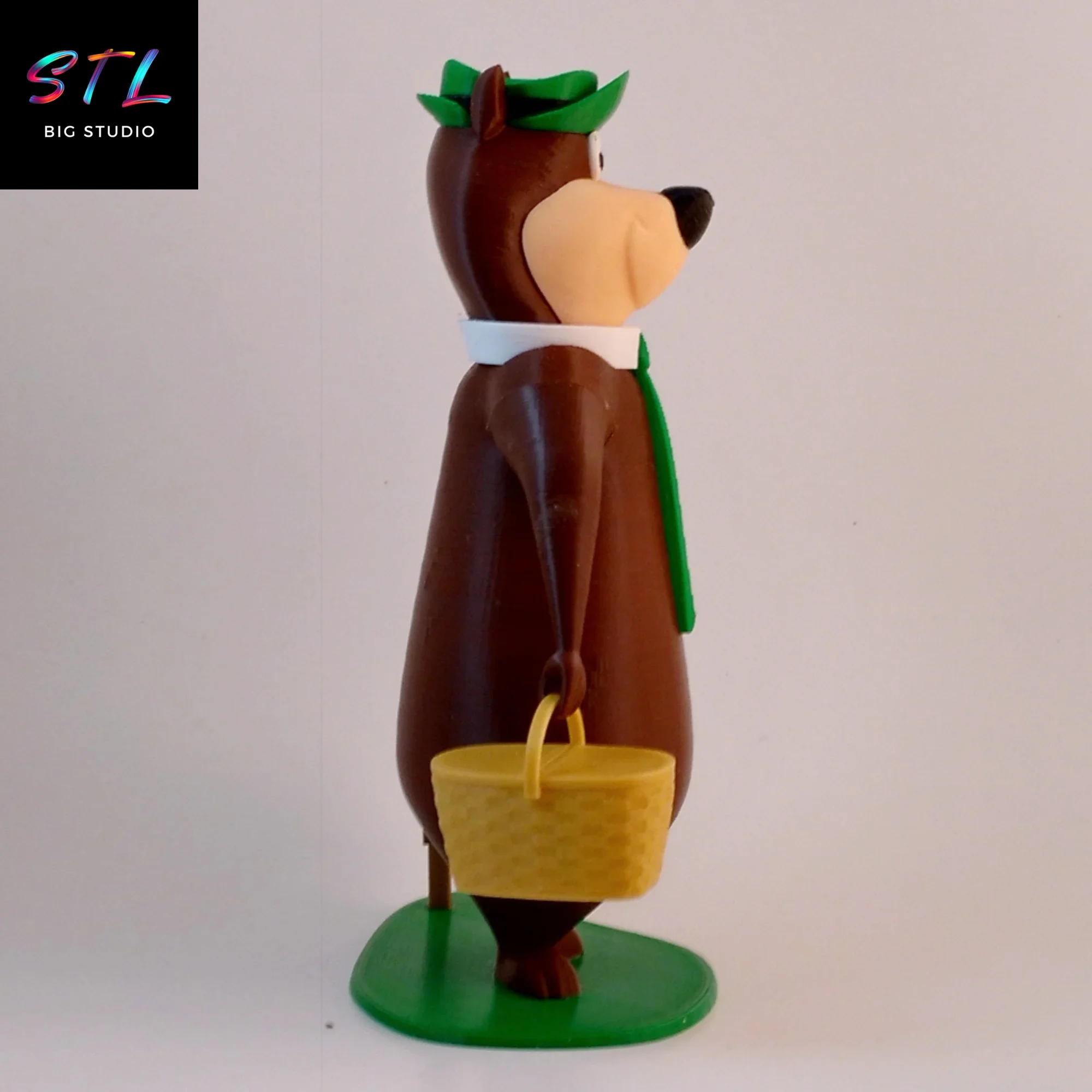 figura oso yogui stl impresion 3d cartoon clasico figura oso yogui stl impresion 3d cartoon clasico