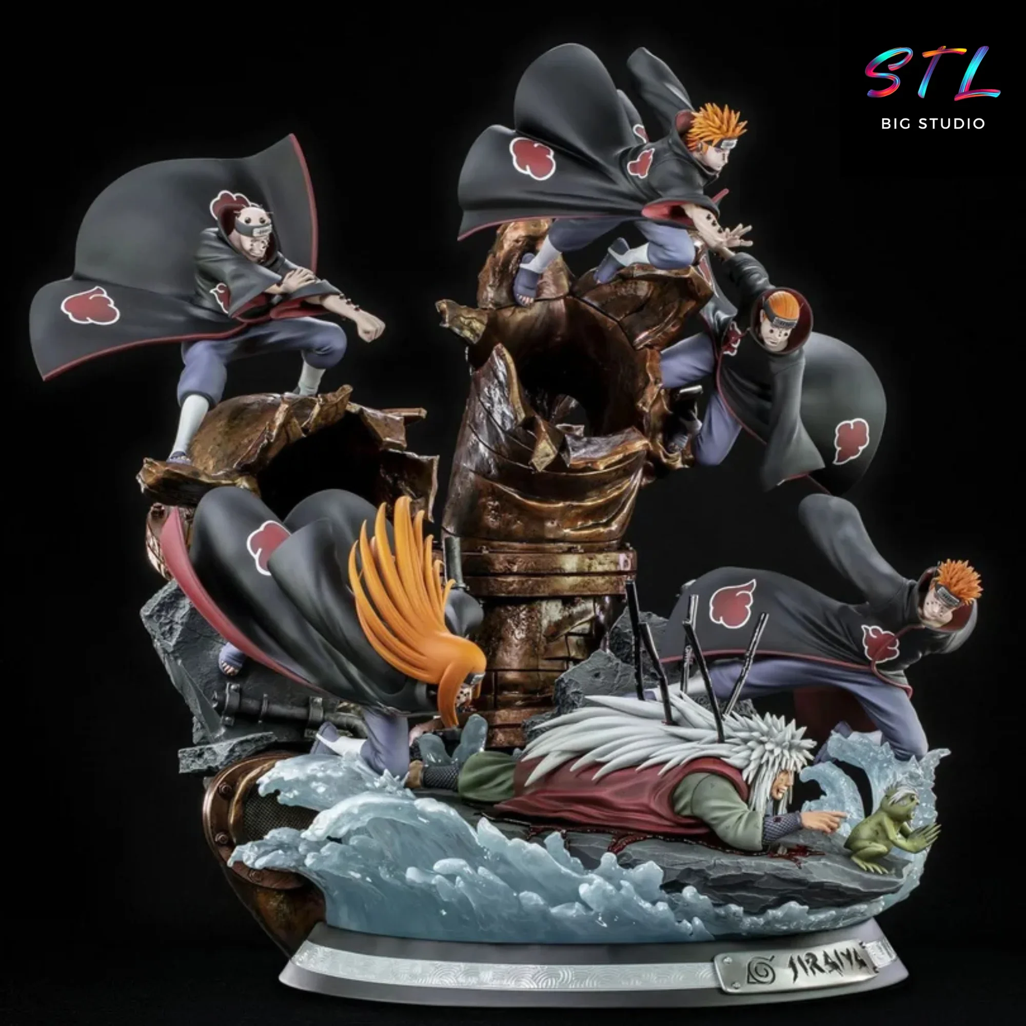 figura pain vs jiraiya stl impresion 3d naruto figura pain vs jiraiya stl impresion 3d naruto