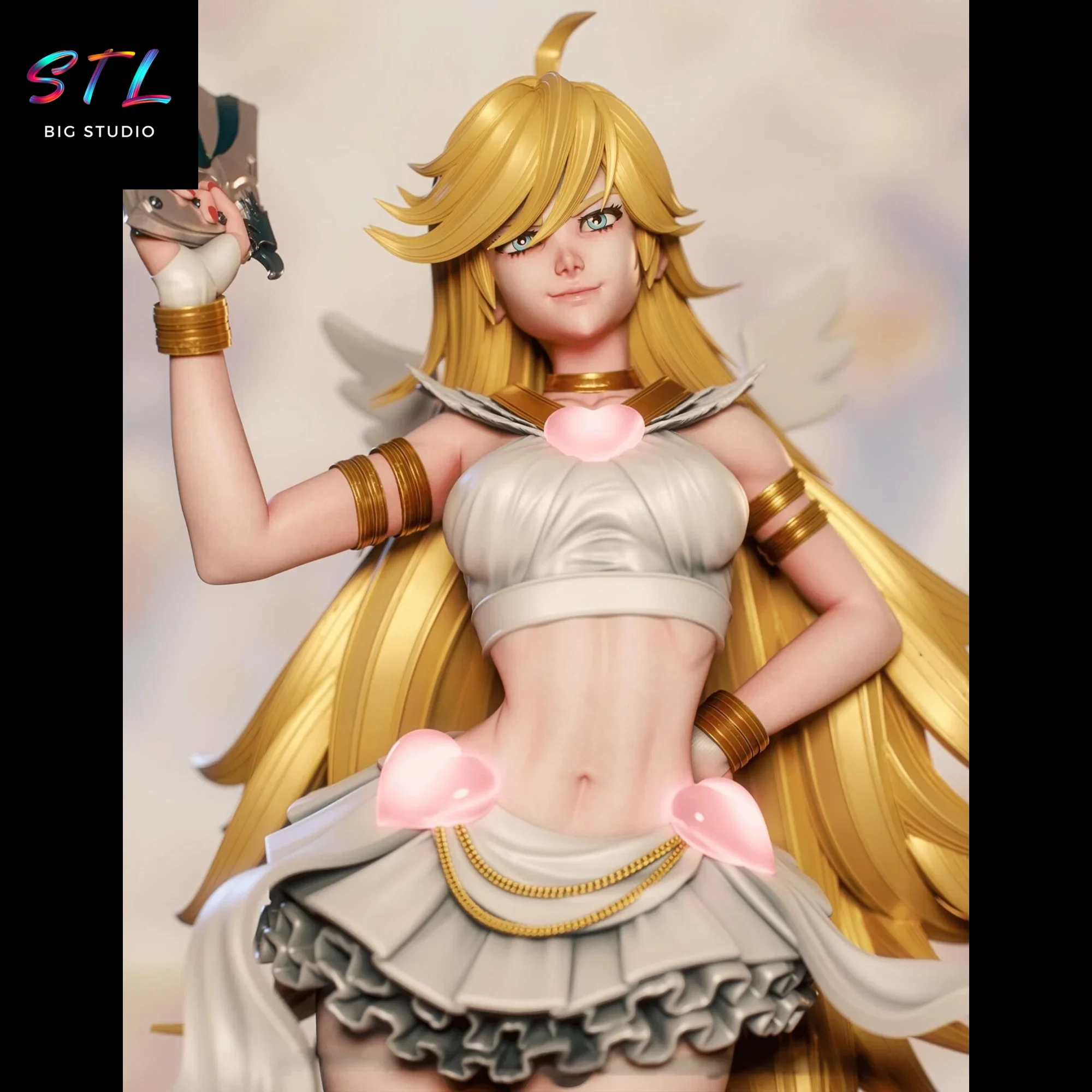 figura panty stl impresion 3d panty and stocking figura panty stl impresion 3d panty and stocking