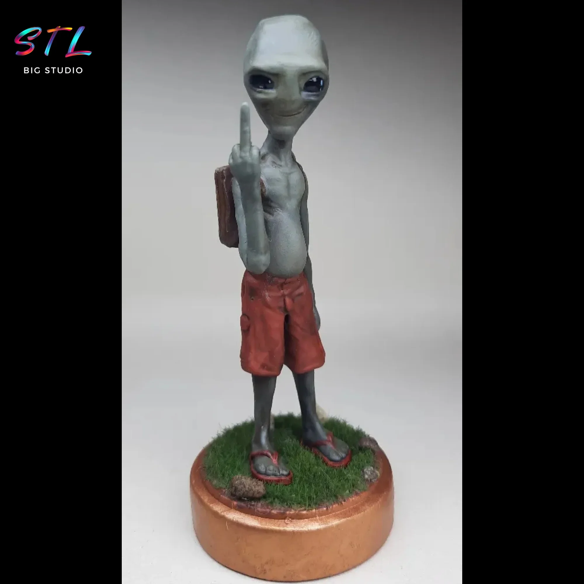 figura paul el alien stl impresion 3d figura paul el alien stl impresion 3d