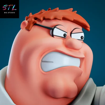 figura peter padre de familia stl impresion 3d