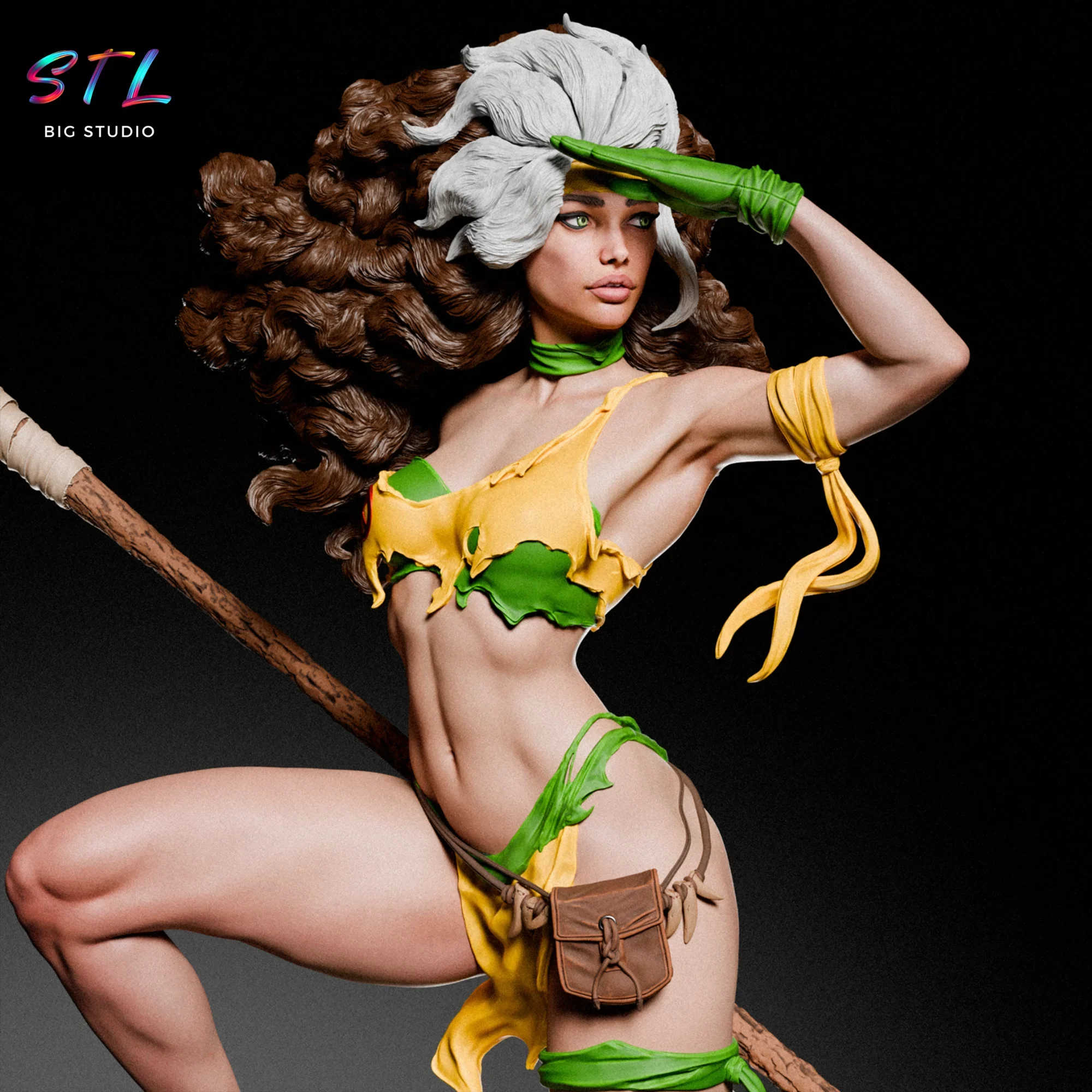 figura picara salvaje stl rogue savage impresion 3d x-men marvel figura picara salvaje stl rogue savage impresion 3d x-men marvel