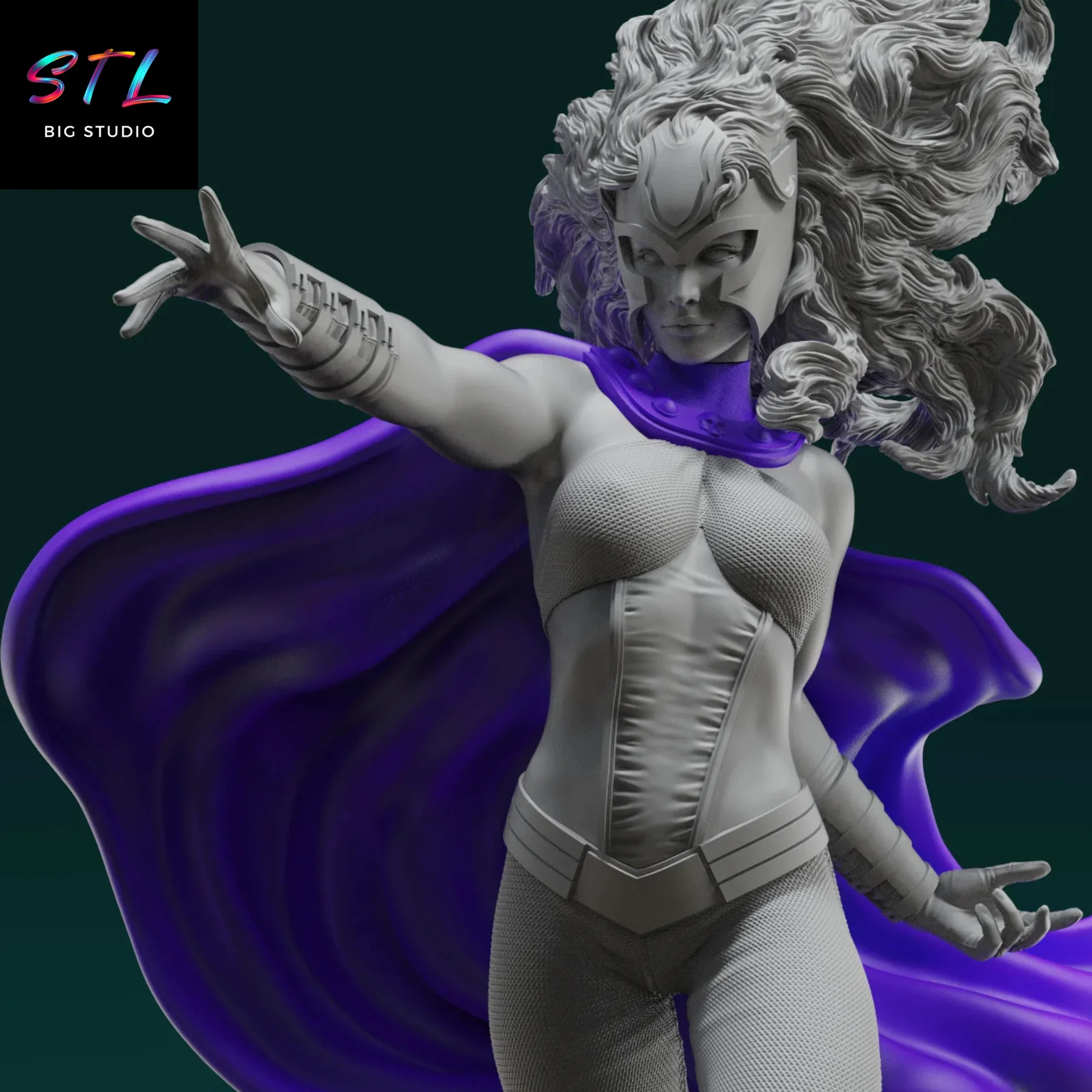 figura polaris stl impresion 3d x-men marvel figura polaris stl impresion 3d x-men marvel