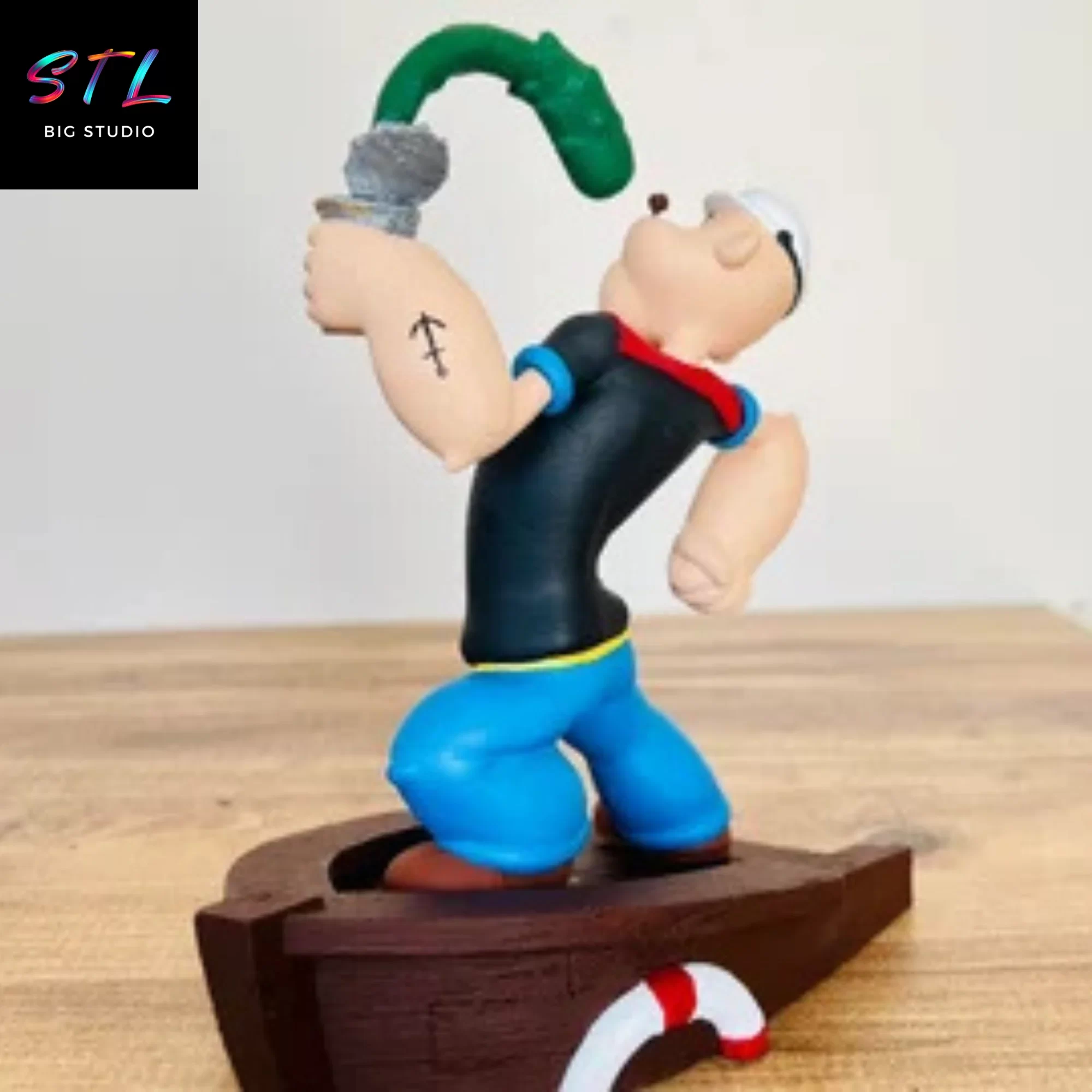 figura popeye stl para imprimir en 3d figura popeye stl para imprimir en 3d