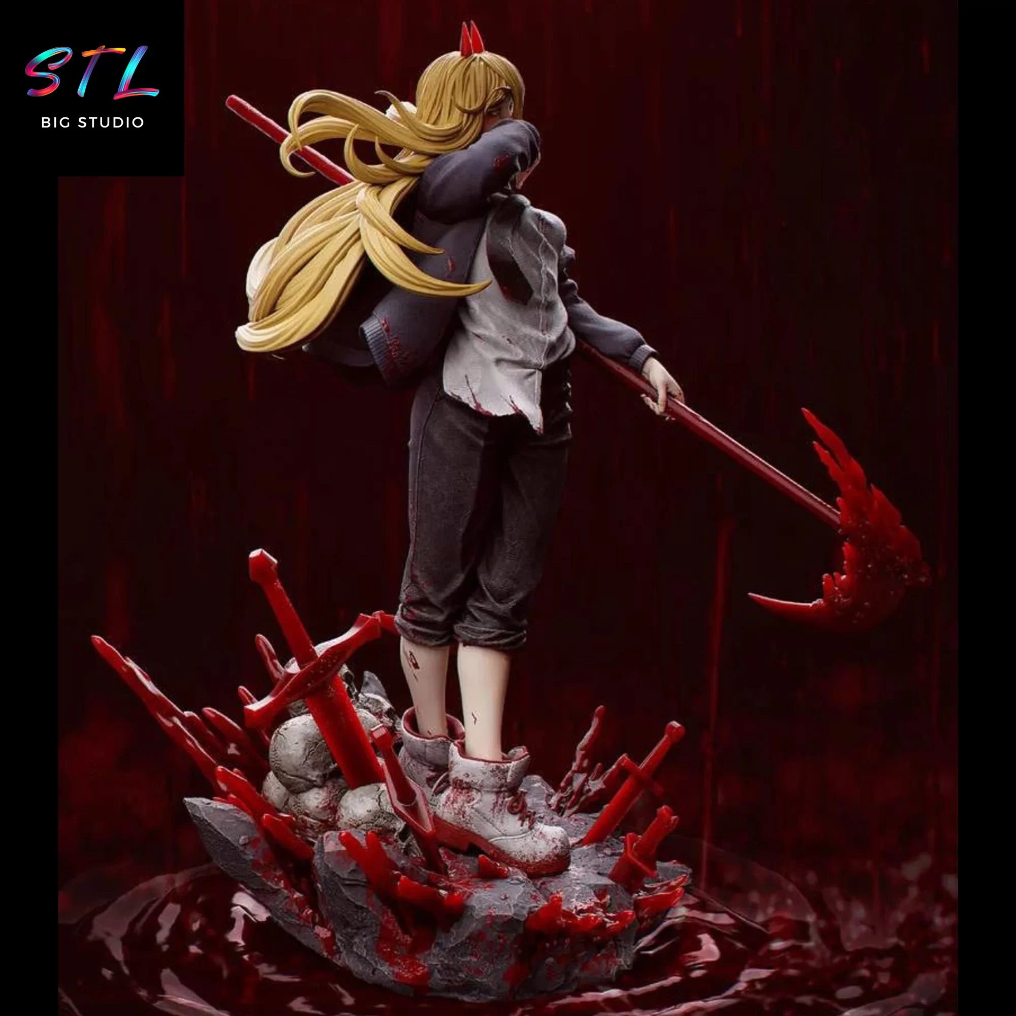 figura power stl chainsaw man imprimir 3d figura power stl chainsaw man imprimir 3d