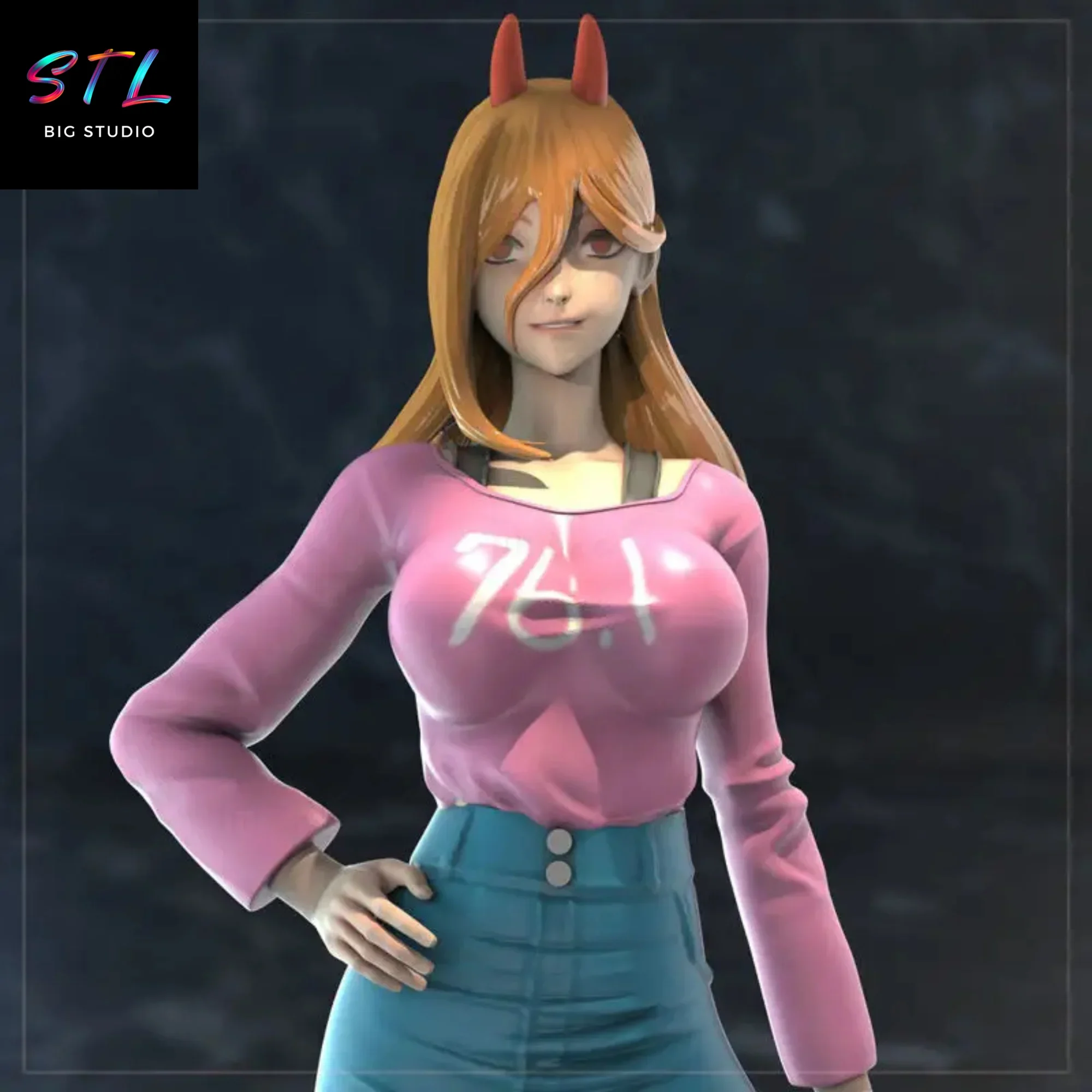 figura power stl impresion 3d chainsaw man figura power stl impresion 3d chainsaw man