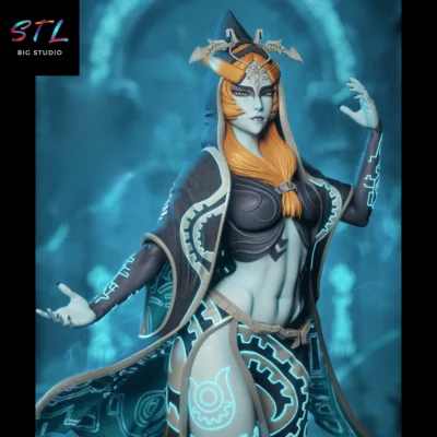 figura princesa twilight stl zelda impresion 3d