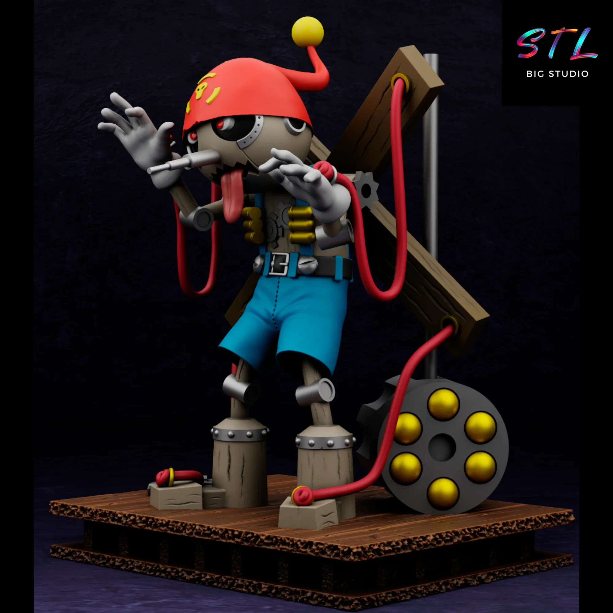 figura puppetmon stl impresion 3d digimon figura puppetmon stl impresion 3d digimon
