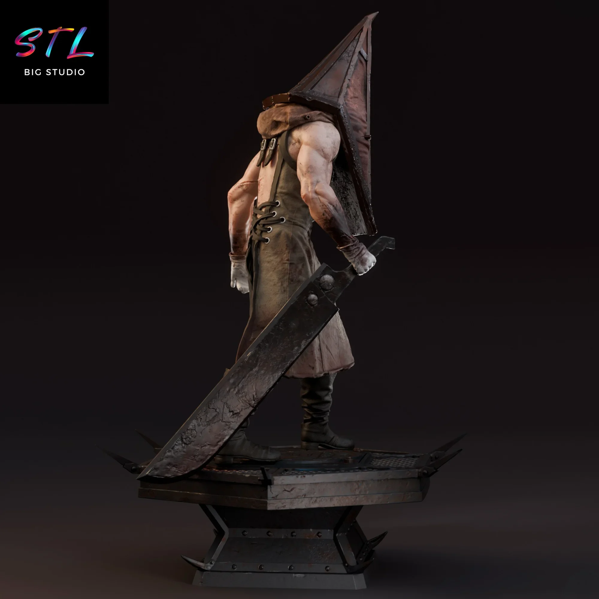 figura pyramid head stl silent hill para imprimir en 3d figura pyramid head stl silent hill para imprimir en 3d