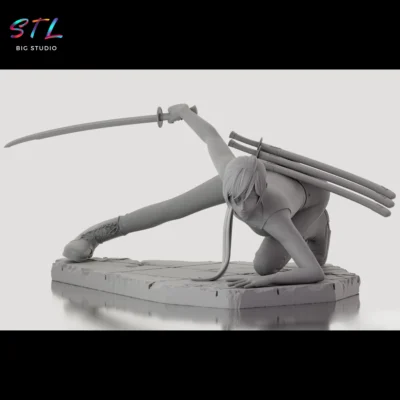figura quanxi stl impresion 3d chainsaw man para impresion 3d