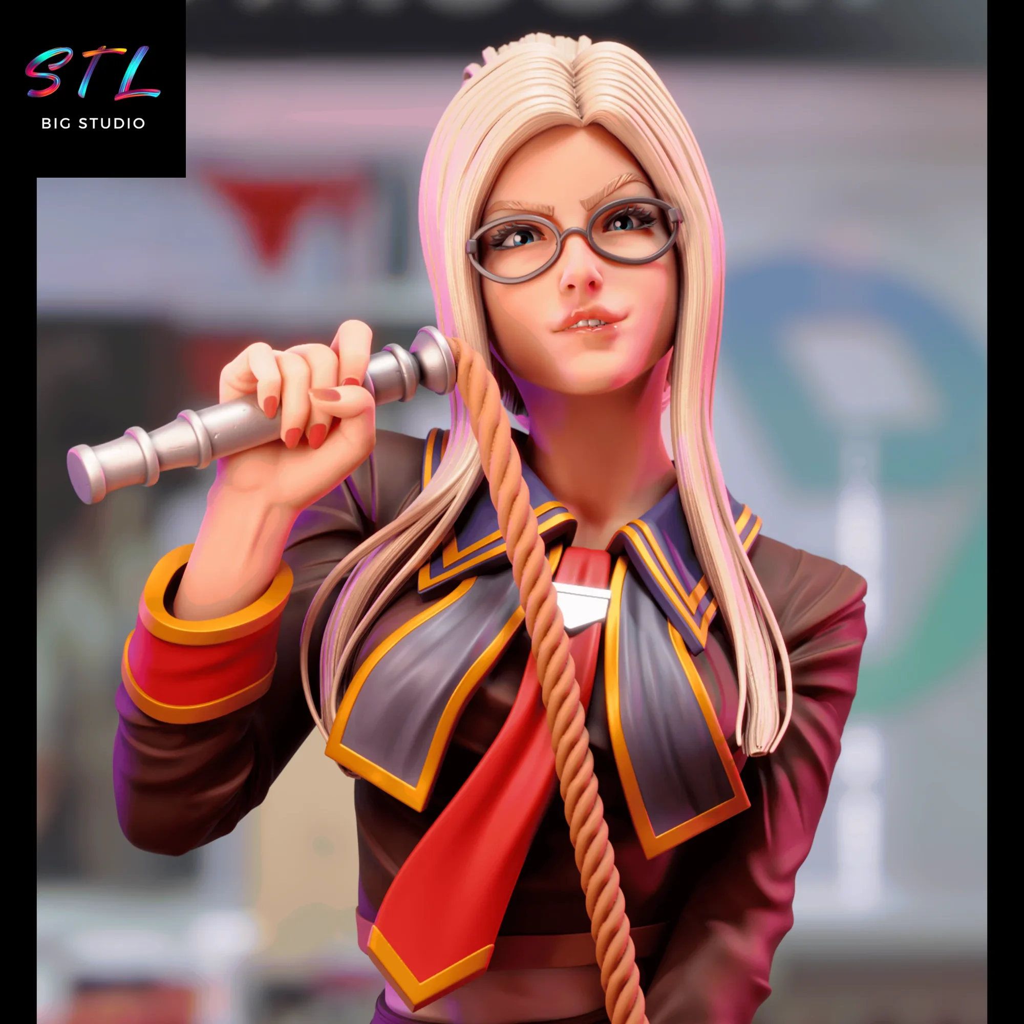 figura quistis trepe stl final fantasy VIII impresion 3d figura quistis trepe stl final fantasy VIII impresion 3d