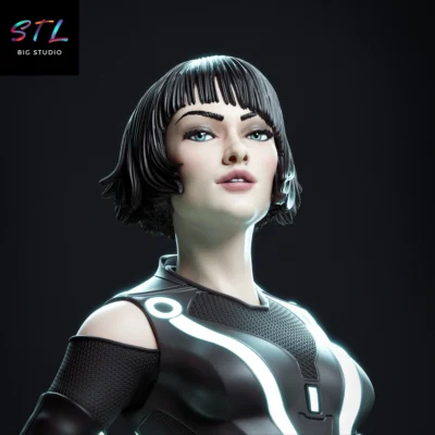 figura quorra stl tron para impresion 3d
