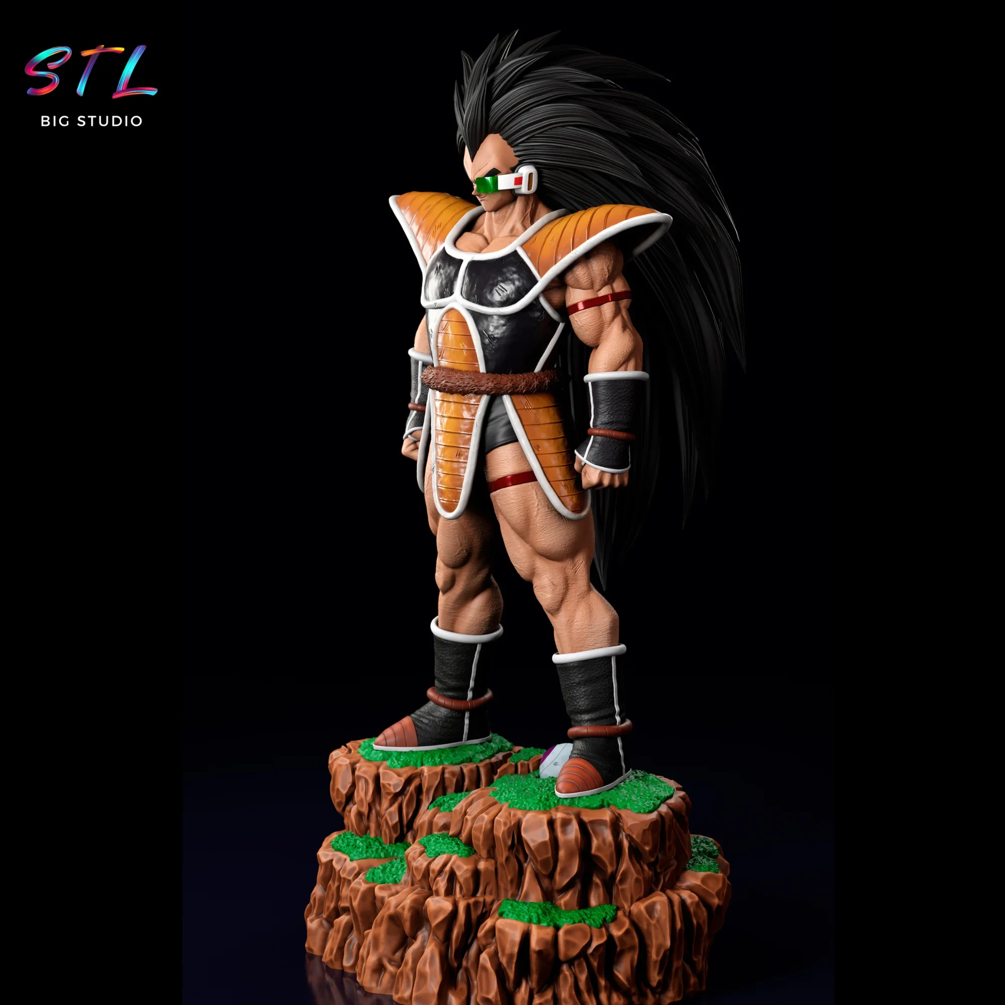 figura raditz stl bola de dragon impresion 3d figura raditz stl bola de dragon impresion 3d